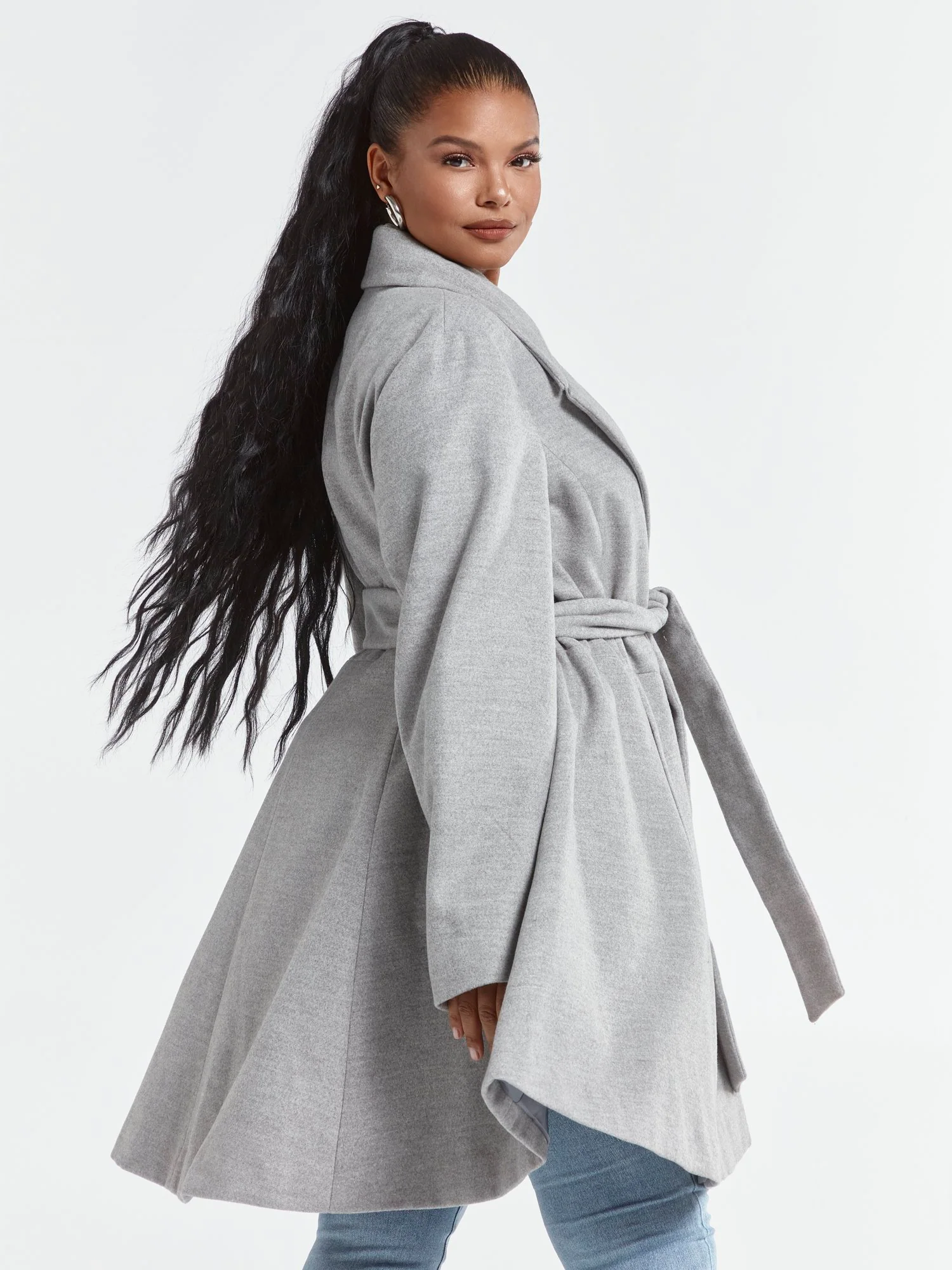 Leia Belted Coat - Image 8
