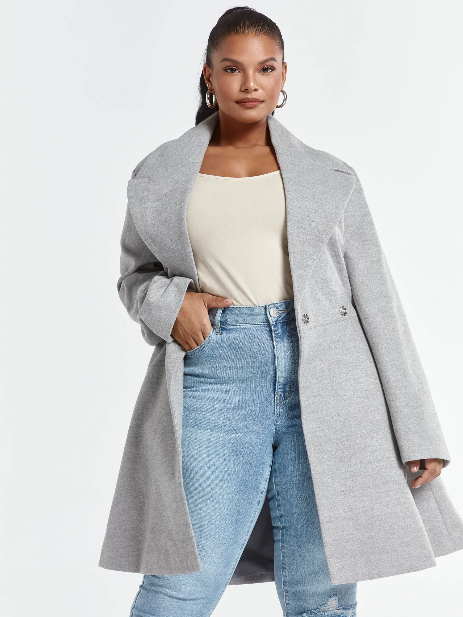 Leia Belted Coat - Image 9