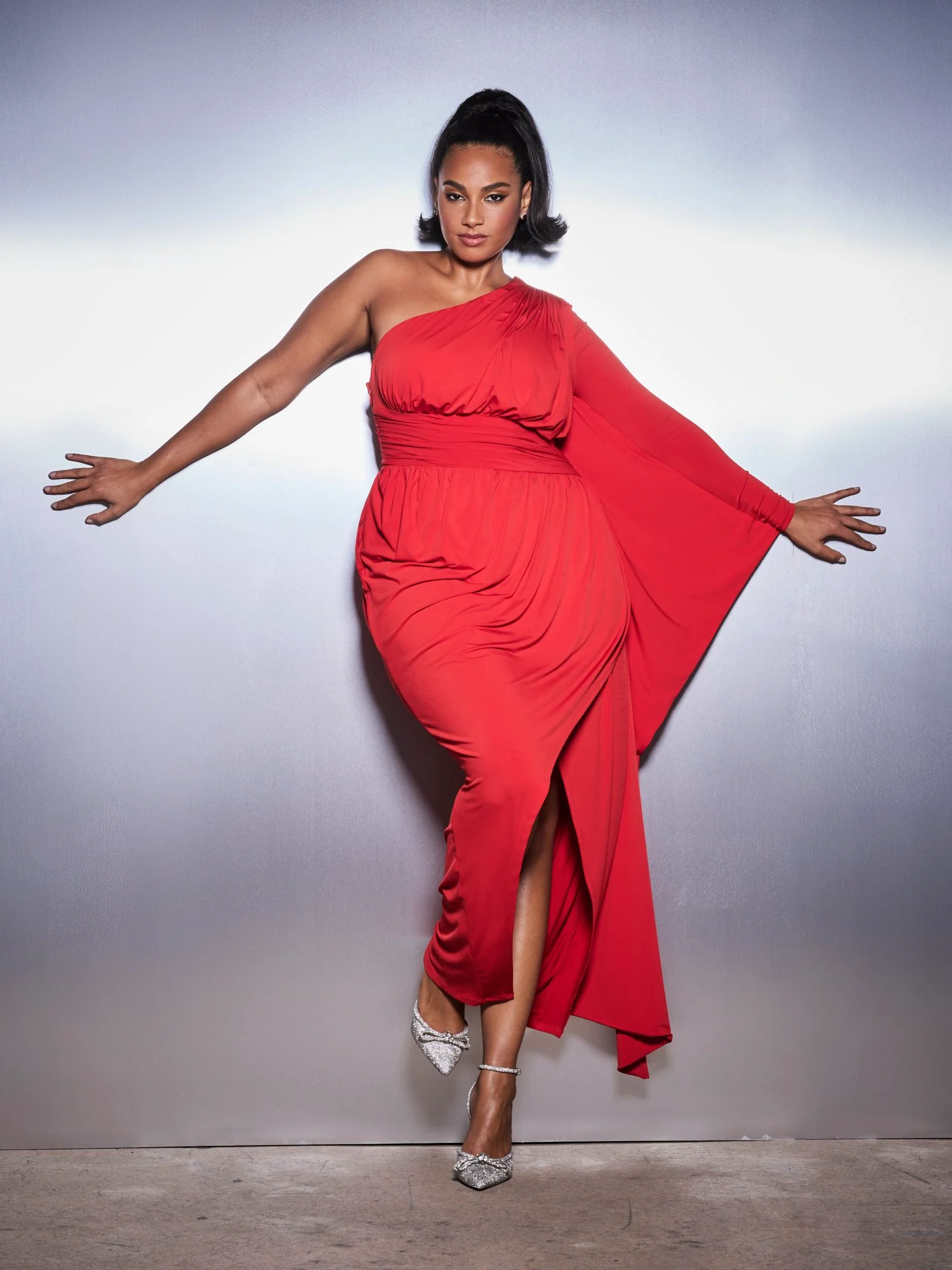Leire One Sleeve Maxi Dress - Image 7
