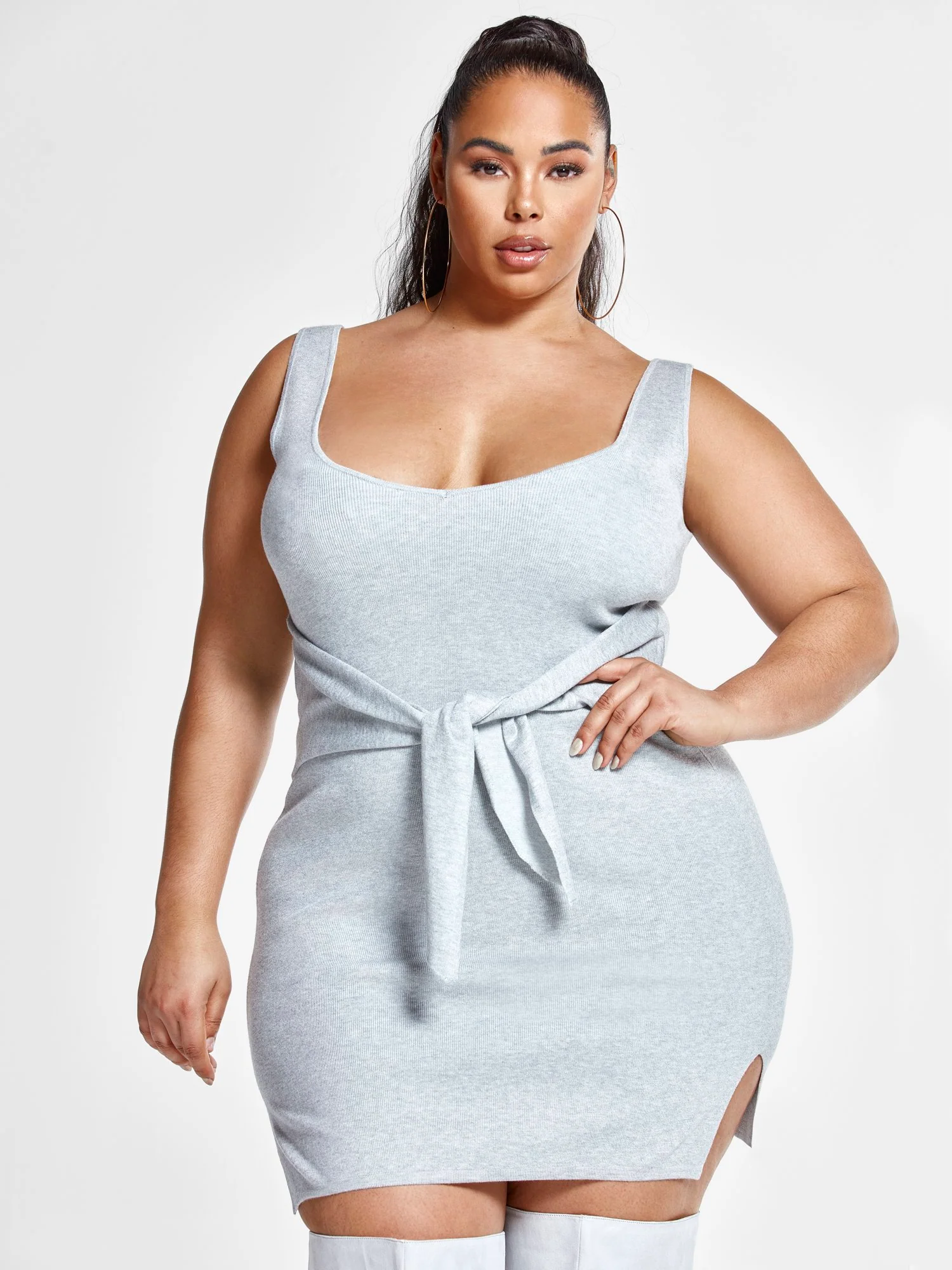 Lorna Tie Front Tank Dress - Image 2
