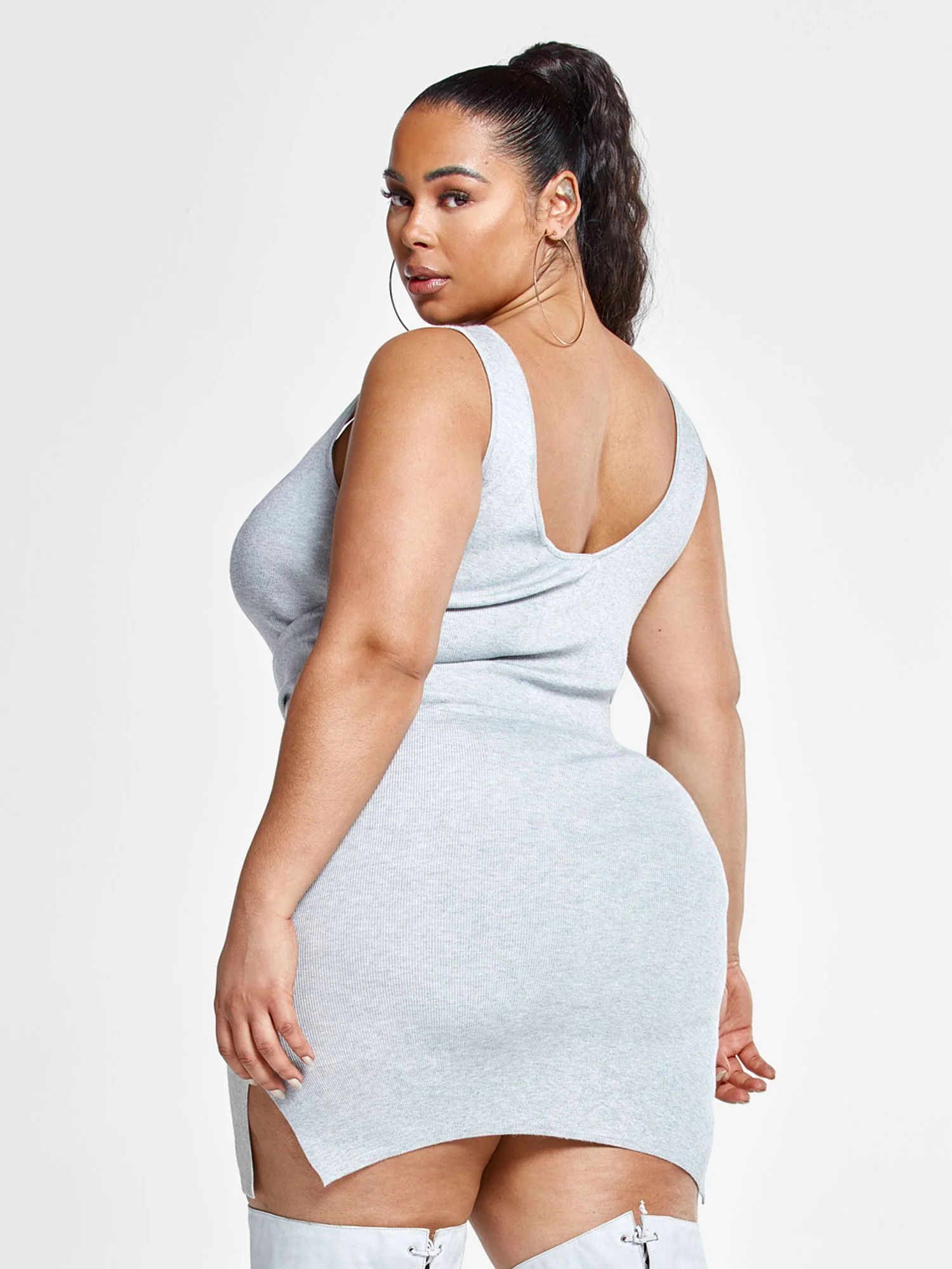 Lorna Tie Front Tank Dress - Image 3