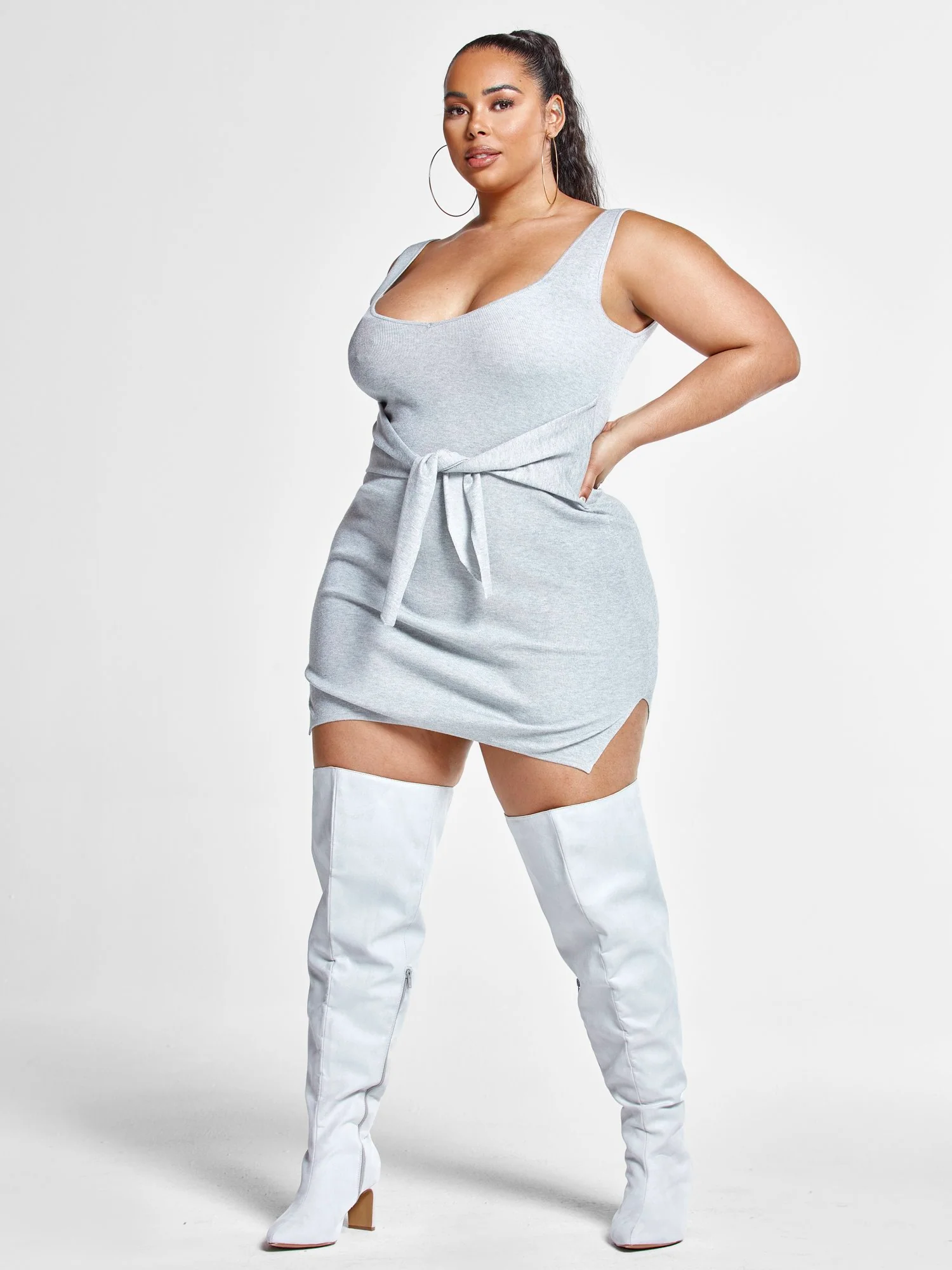 Lorna Tie Front Tank Dress - Image 4