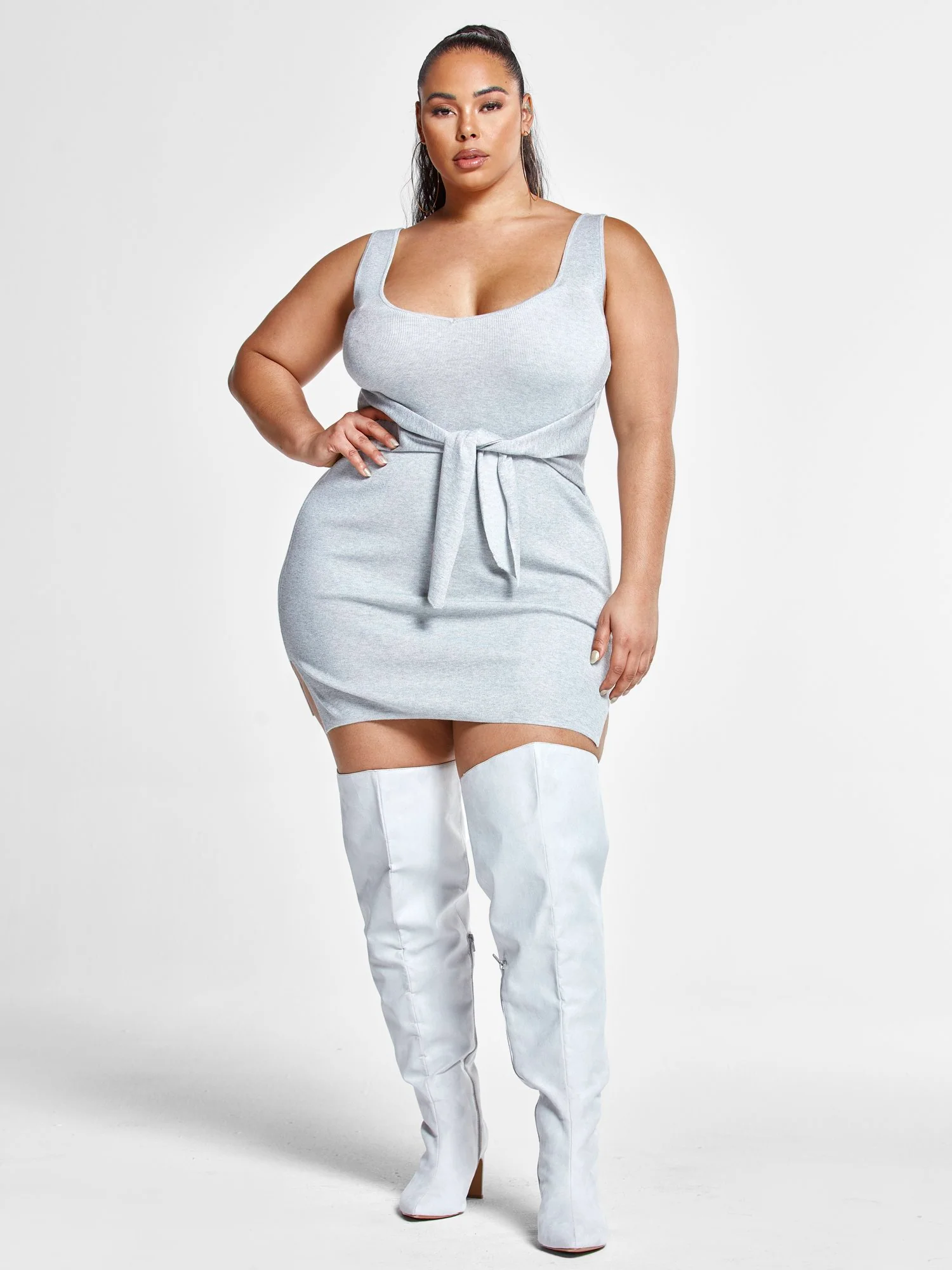 Lorna Tie Front Tank Dress - Image 5
