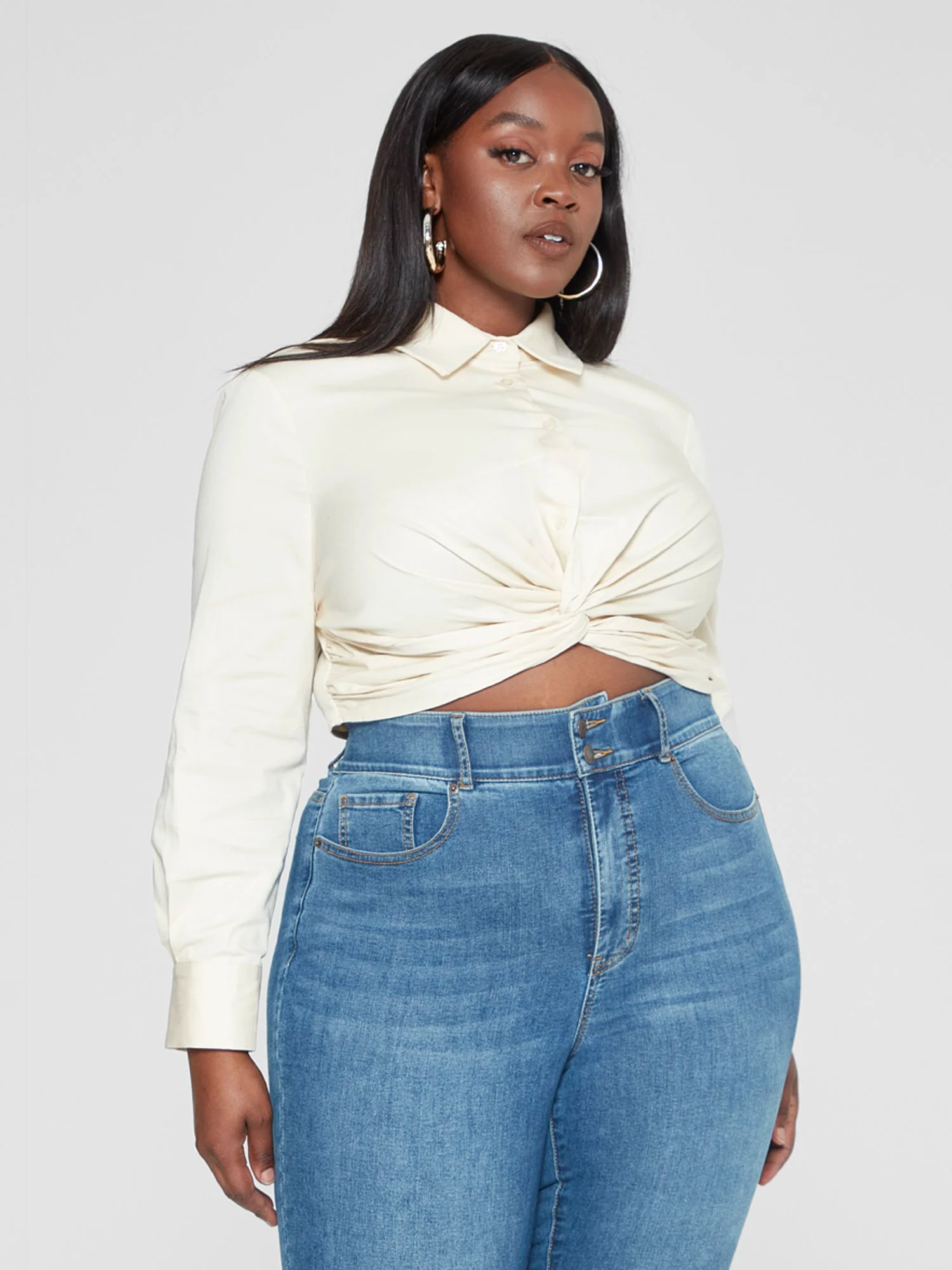Lorna Twist Front Shirt - Image 6