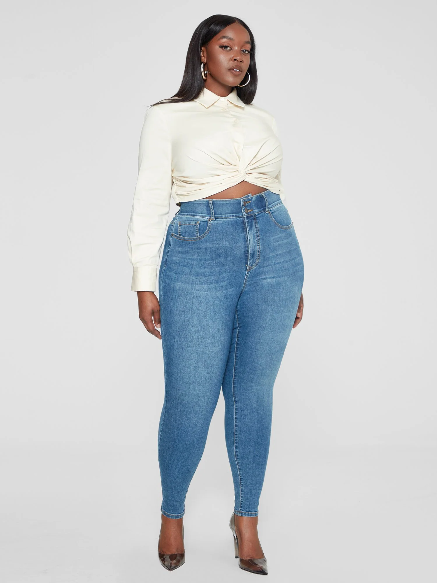 Lorna Twist Front Shirt - Image 8