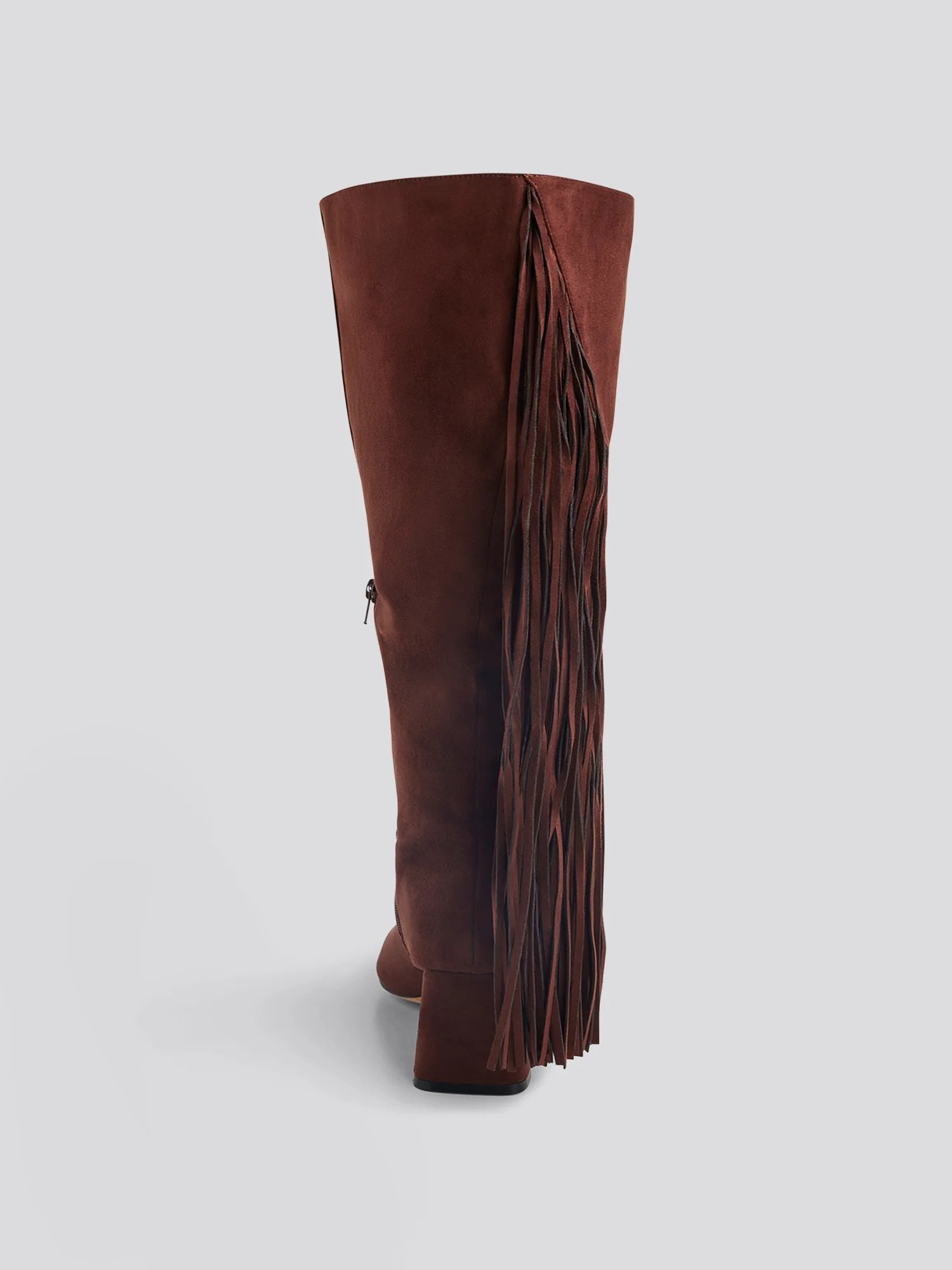 Luaralyn Wide Calf Fringe Western Boots - Image 6