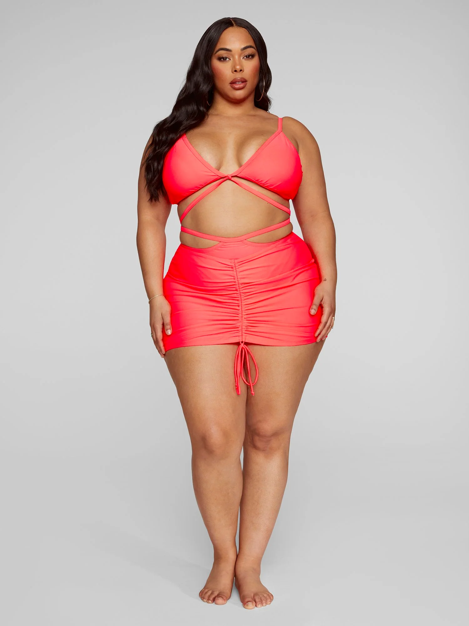 Lucia Ruched Swim Skirt - Image 3