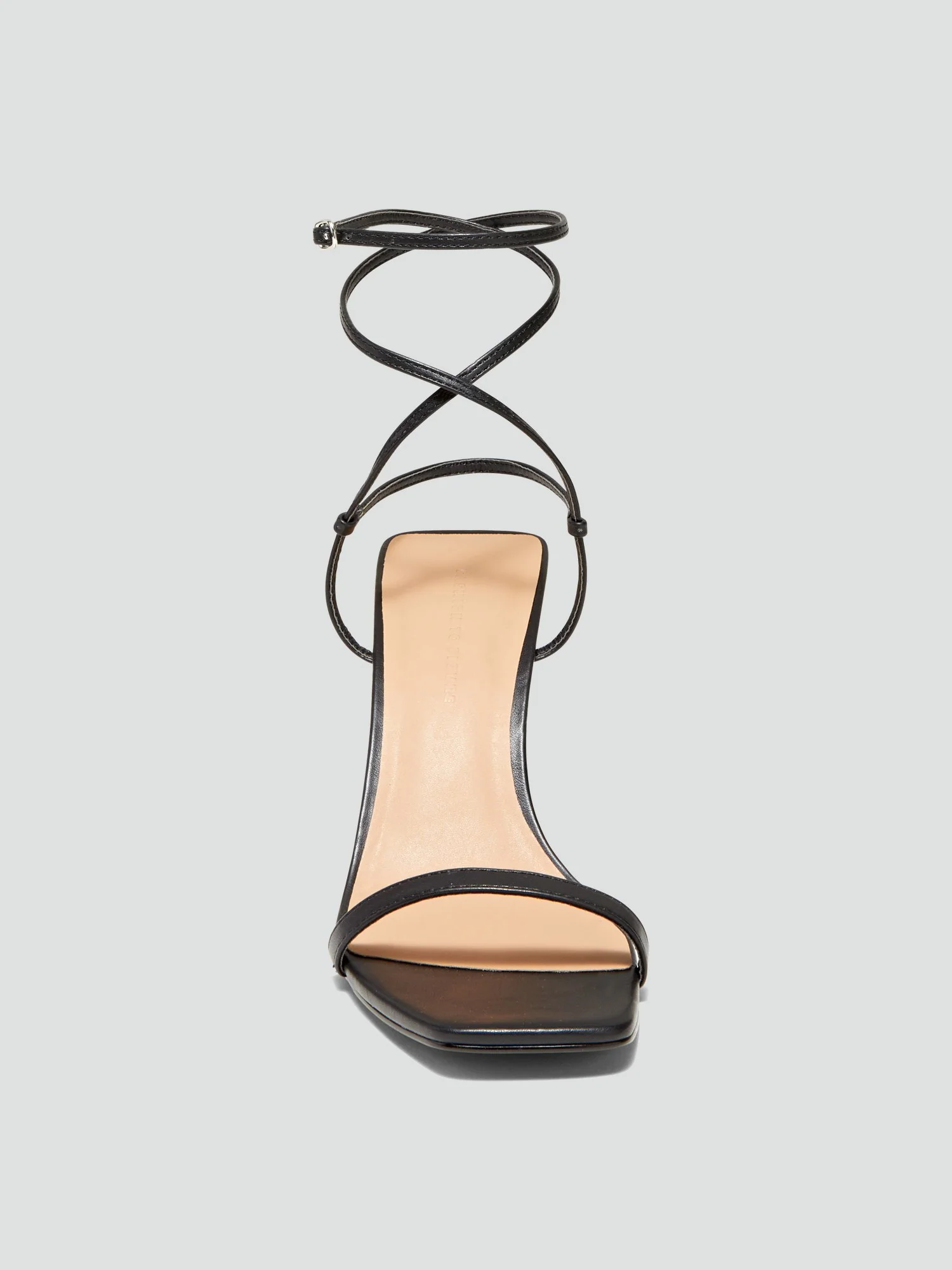 Lulu Strappy Open Toe Heels in Black - Image 5