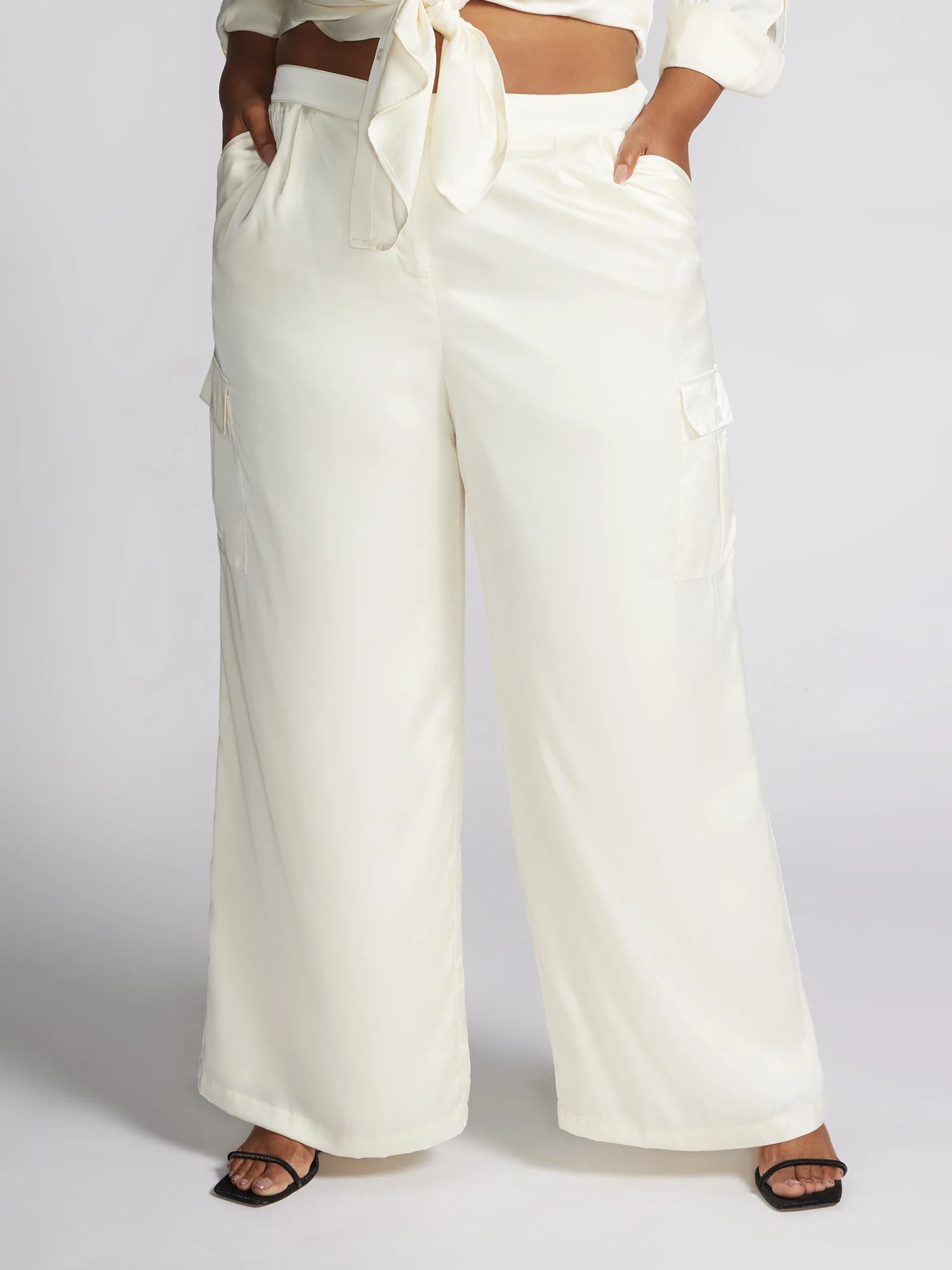 Machella Wide Leg Cargo Pants - Image 2