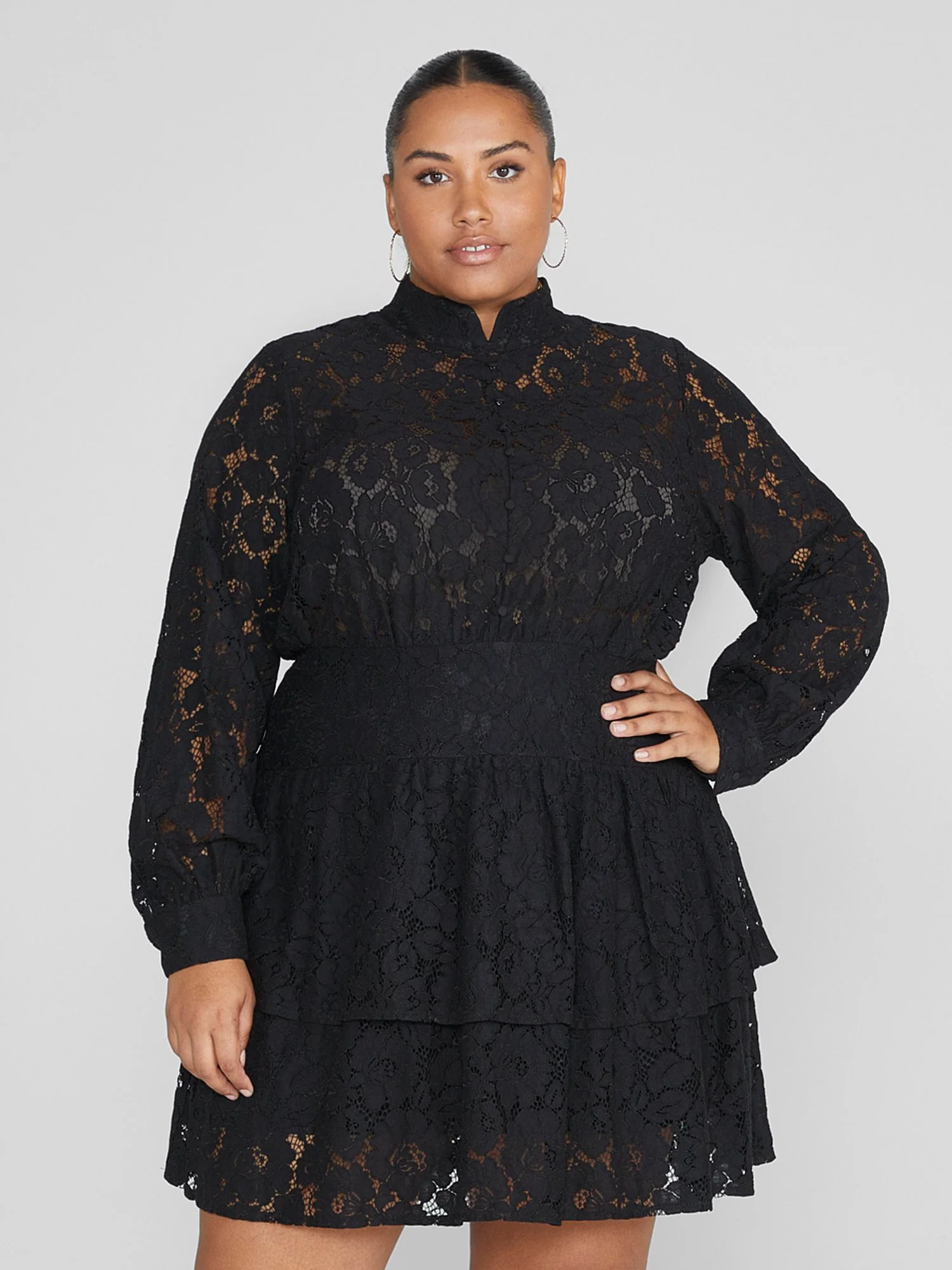 Madelyn Lace Ruffle Dress - Image 2