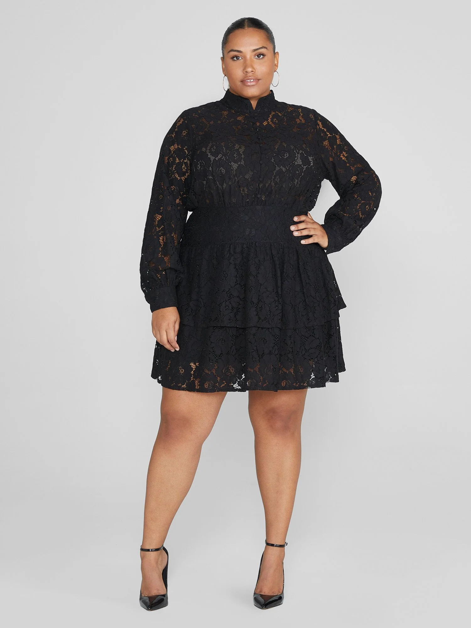 Madelyn Lace Ruffle Dress - Image 3