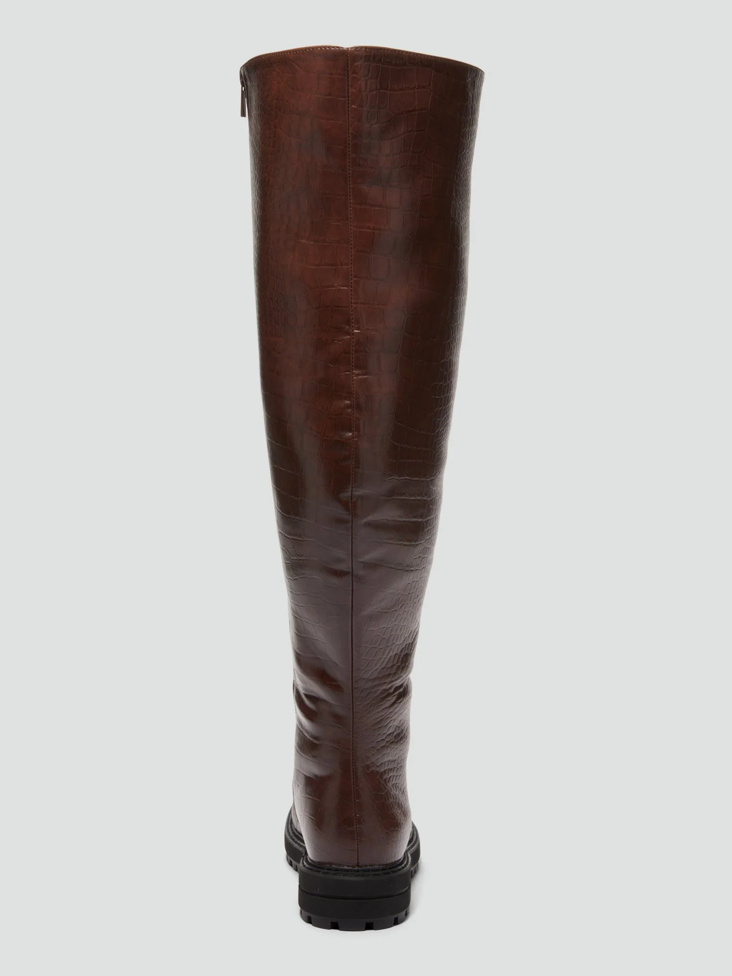 Malia Over-The-Knee Crocodile Texture Boots - Image 10