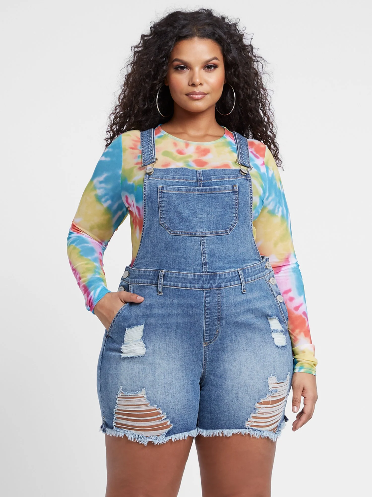 Maliah Cutoff Shortalls - Image 2