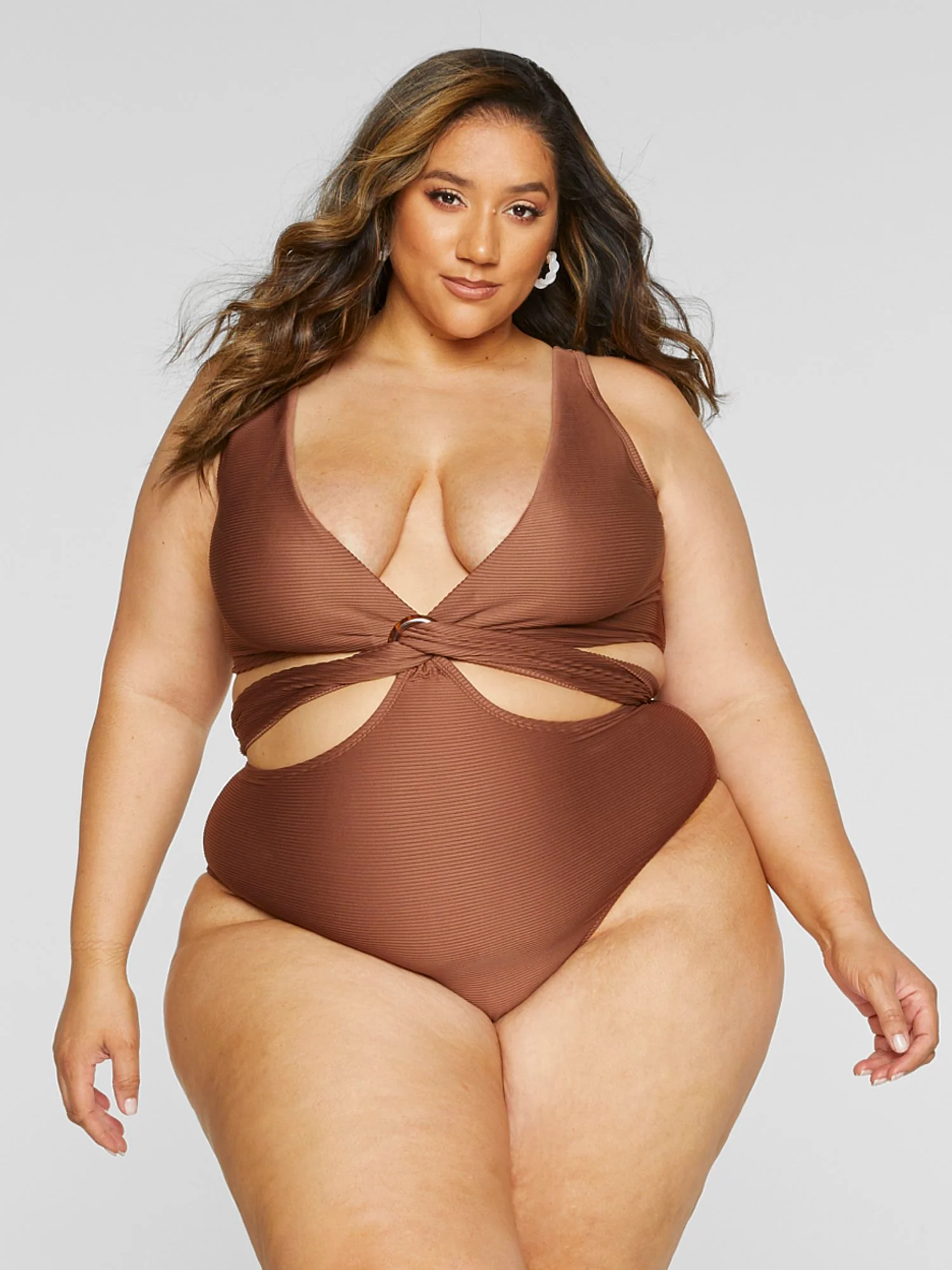 Mara Twist Front Monokini Swimsuit - Image 2