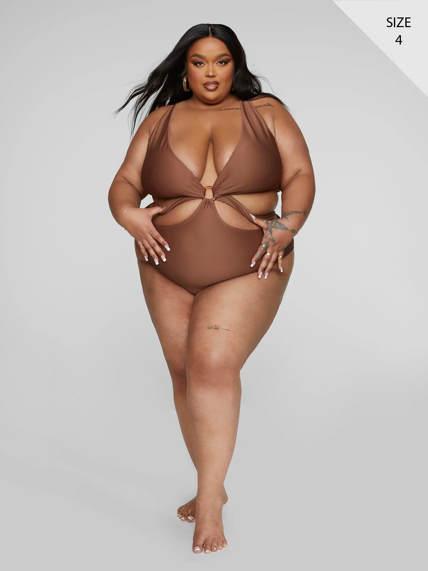 Mara Twist Front Monokini Swimsuit - Image 7