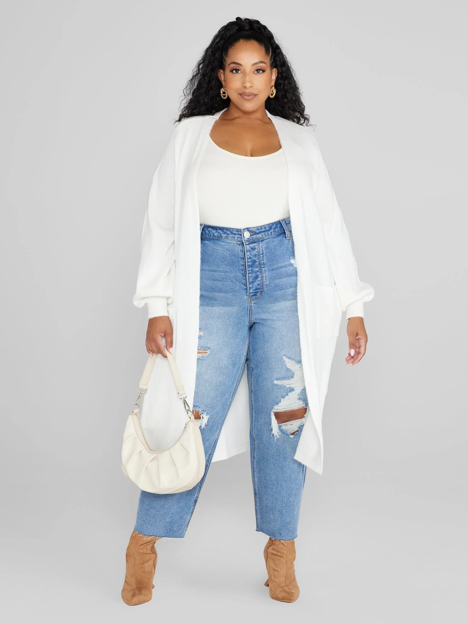 Marguerite Long Cardigan Sweater - Image 18