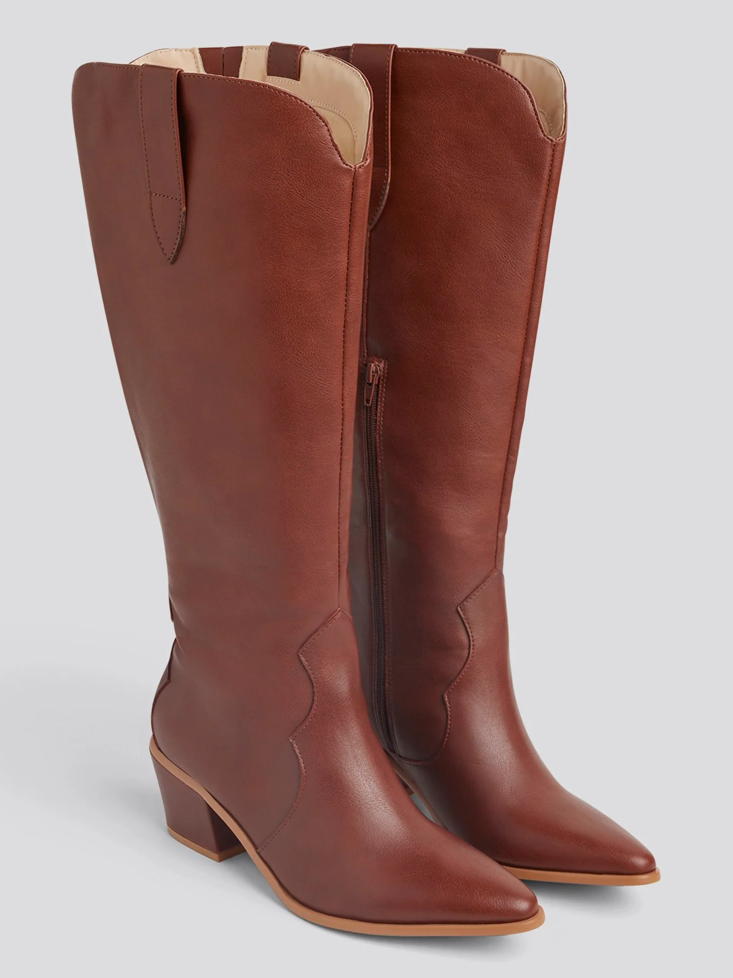 Mariana Wide Calf Western Boots - Image 11