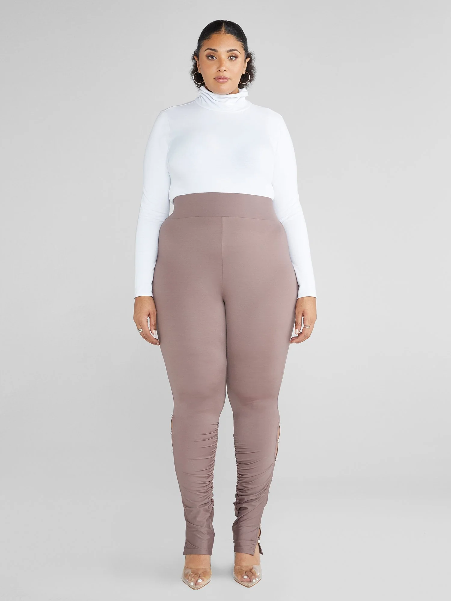 Marlene Rhinestone Detail Leggings - Image 3
