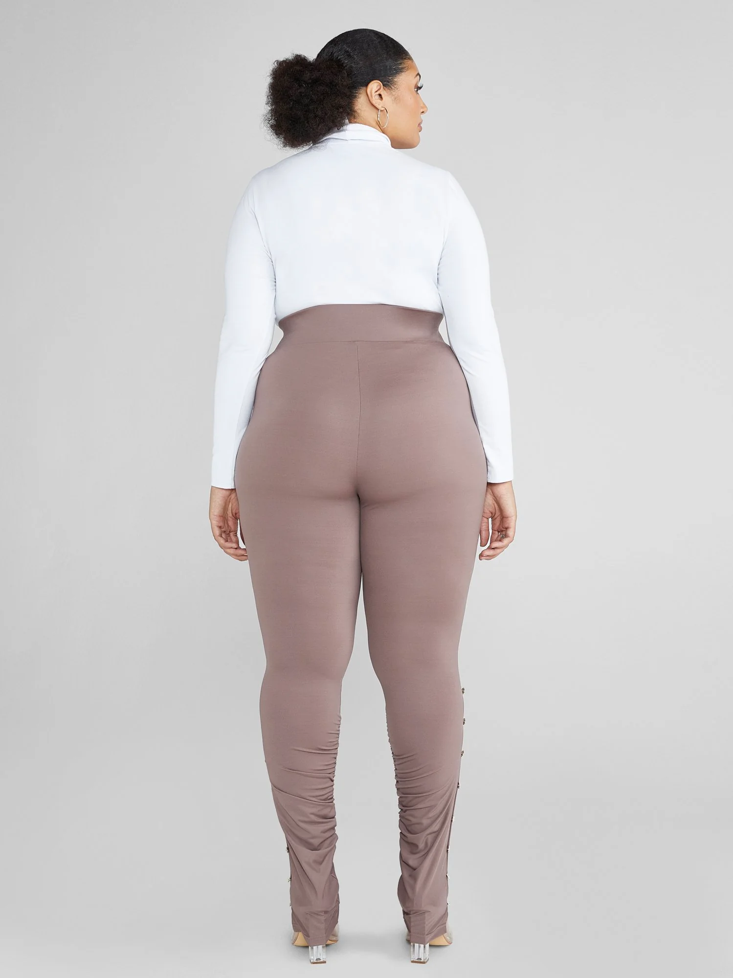 Marlene Rhinestone Detail Leggings - Image 4