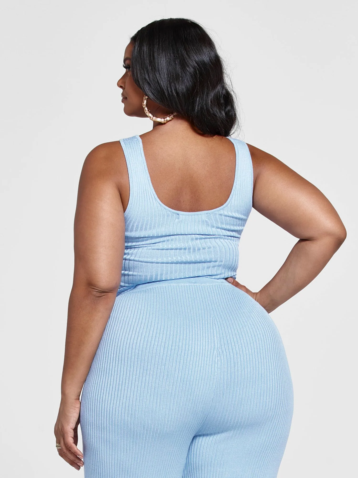 Melanie Ribbed Knit Tank Top - Image 3