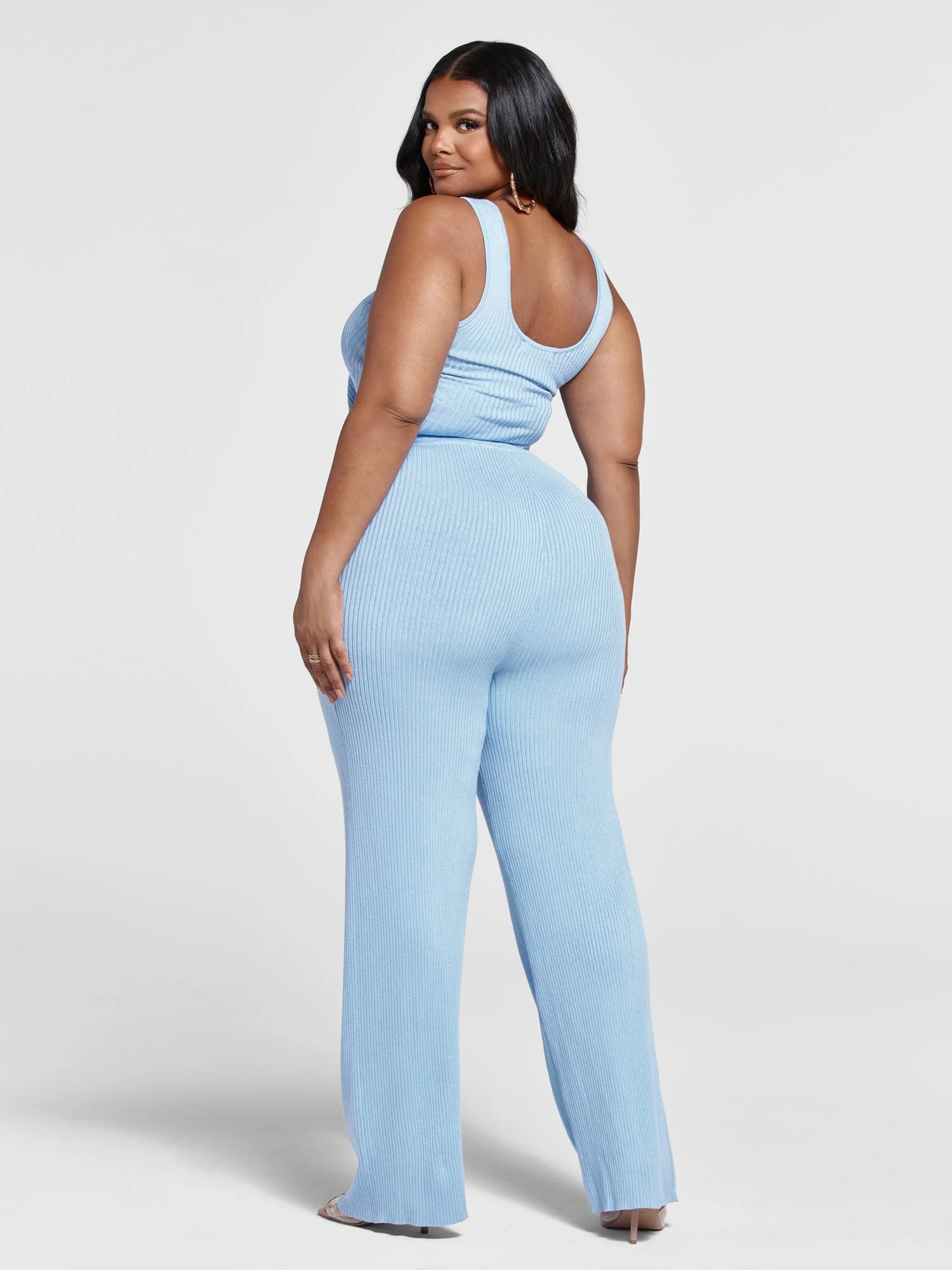 Melanie Ribbed Knit Tank Top - Image 5