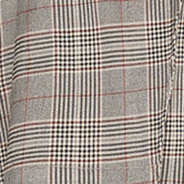 Melena Plaid Asymmetrical Hem Blazer Top - Image 7
