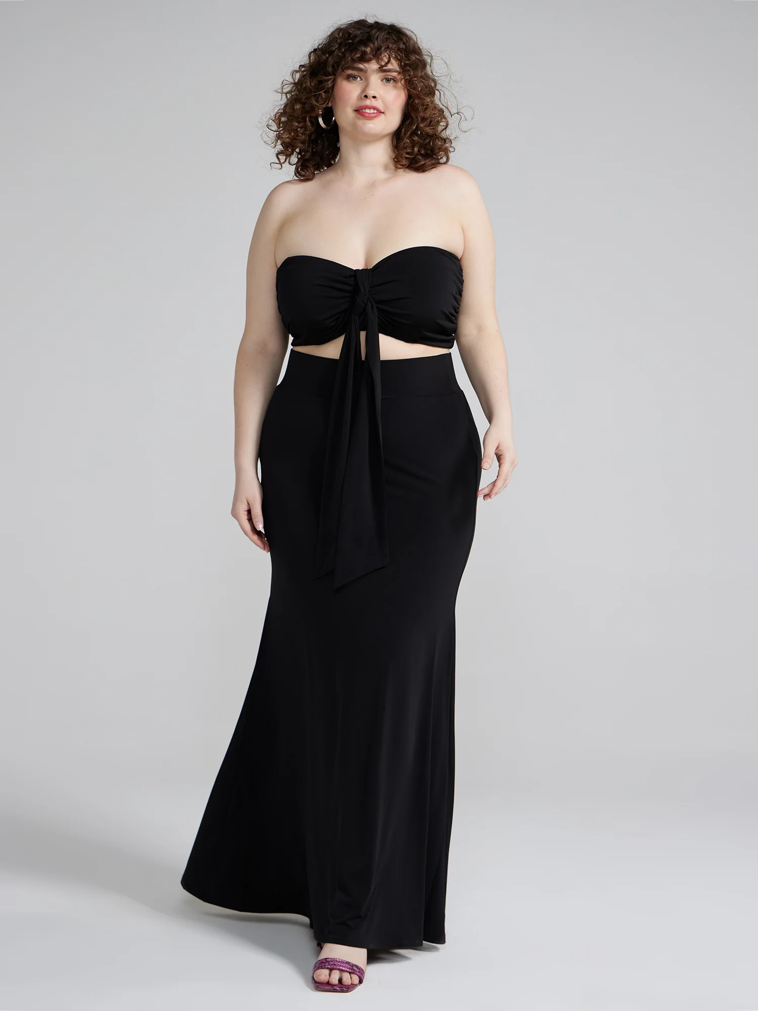 Mermaid Style Maxi Skirt - Image 2