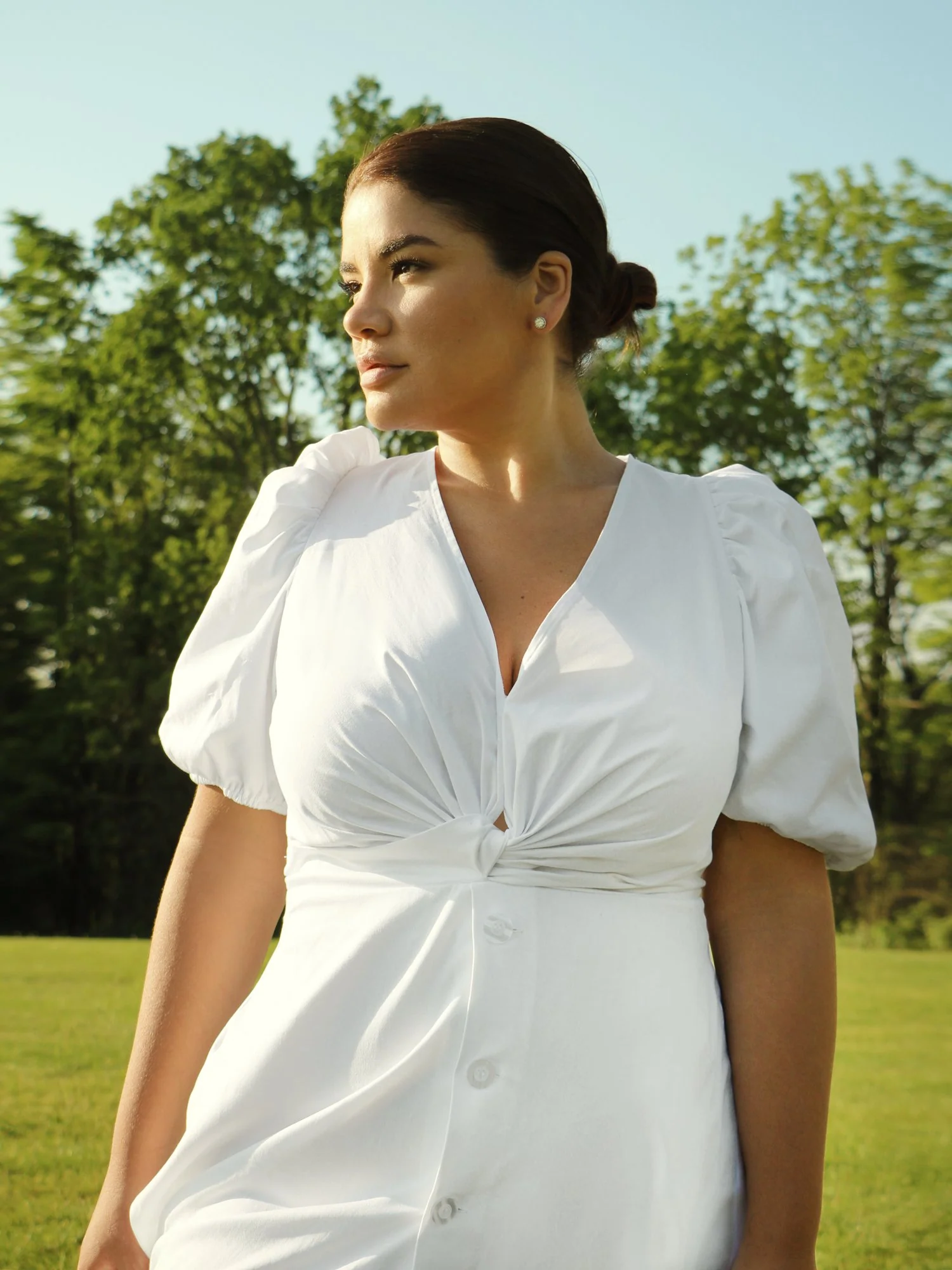 Mia Balloon Sleeve Maxi Dress - Image 4