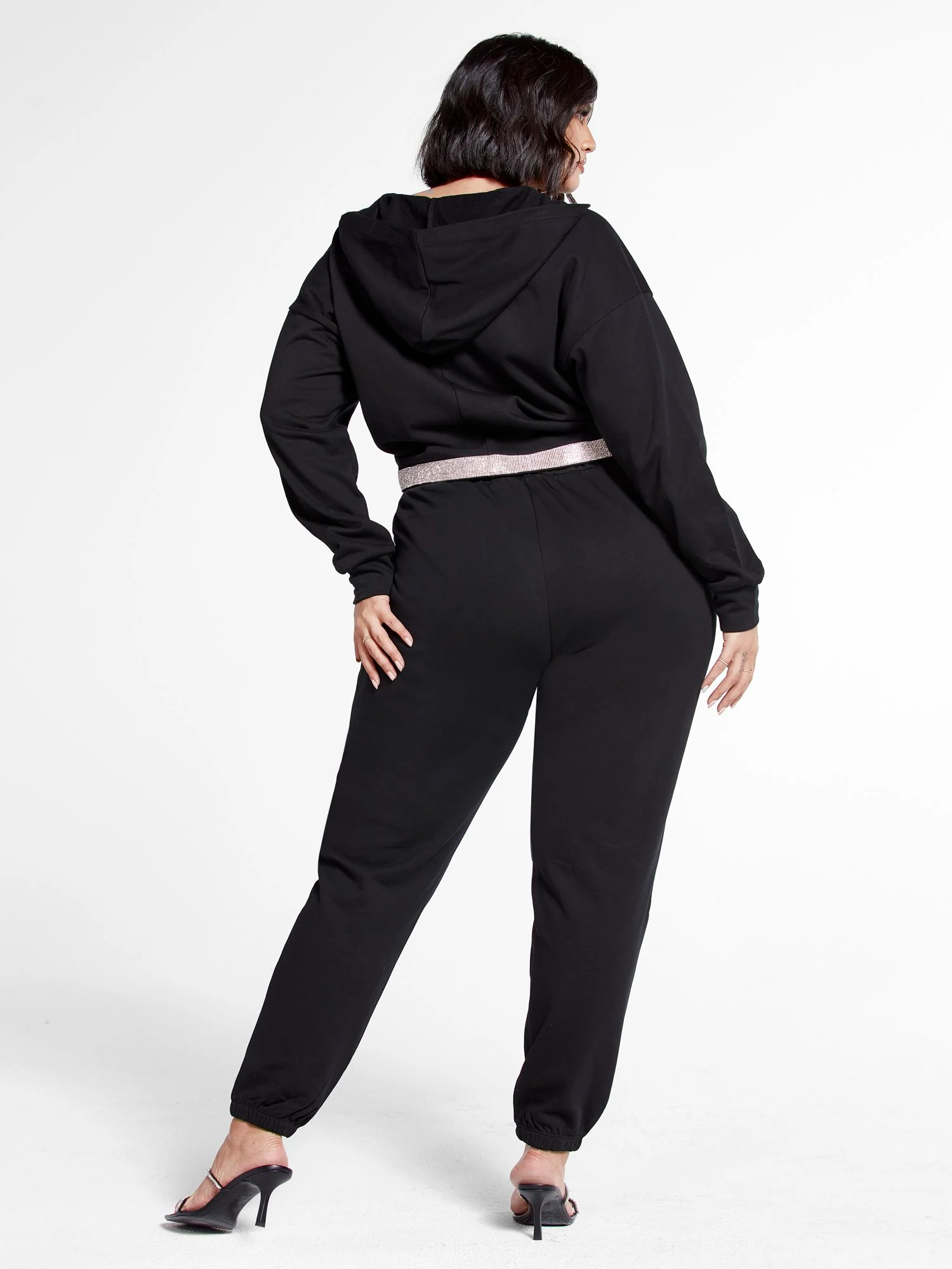 Michelle Rhinestone Trim Joggers - Image 6