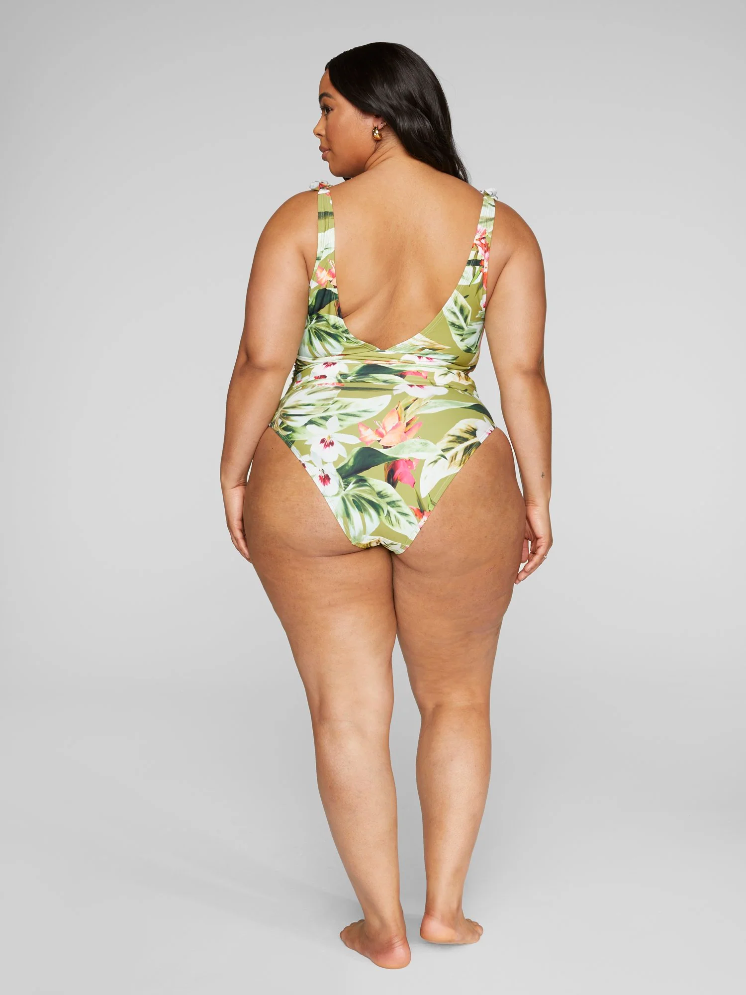 Michelle Tropical Print One-Piece Swimsuit - Image 6