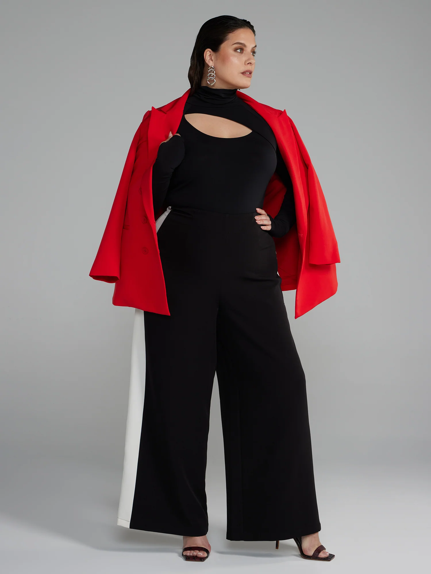 Mockneck Cut Out Bodysuit - Image 4