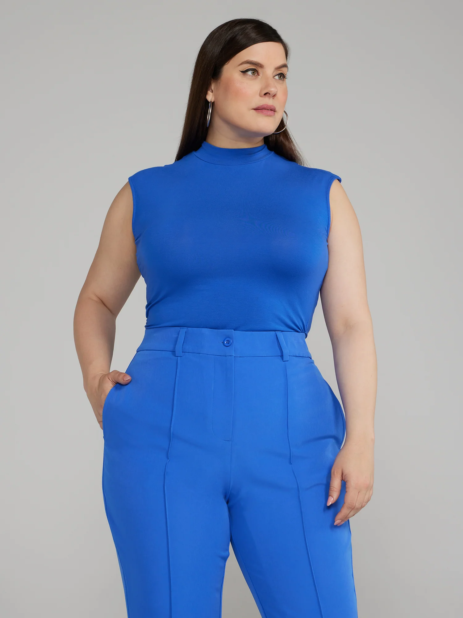 Mockneck Ruched Top - Image 6