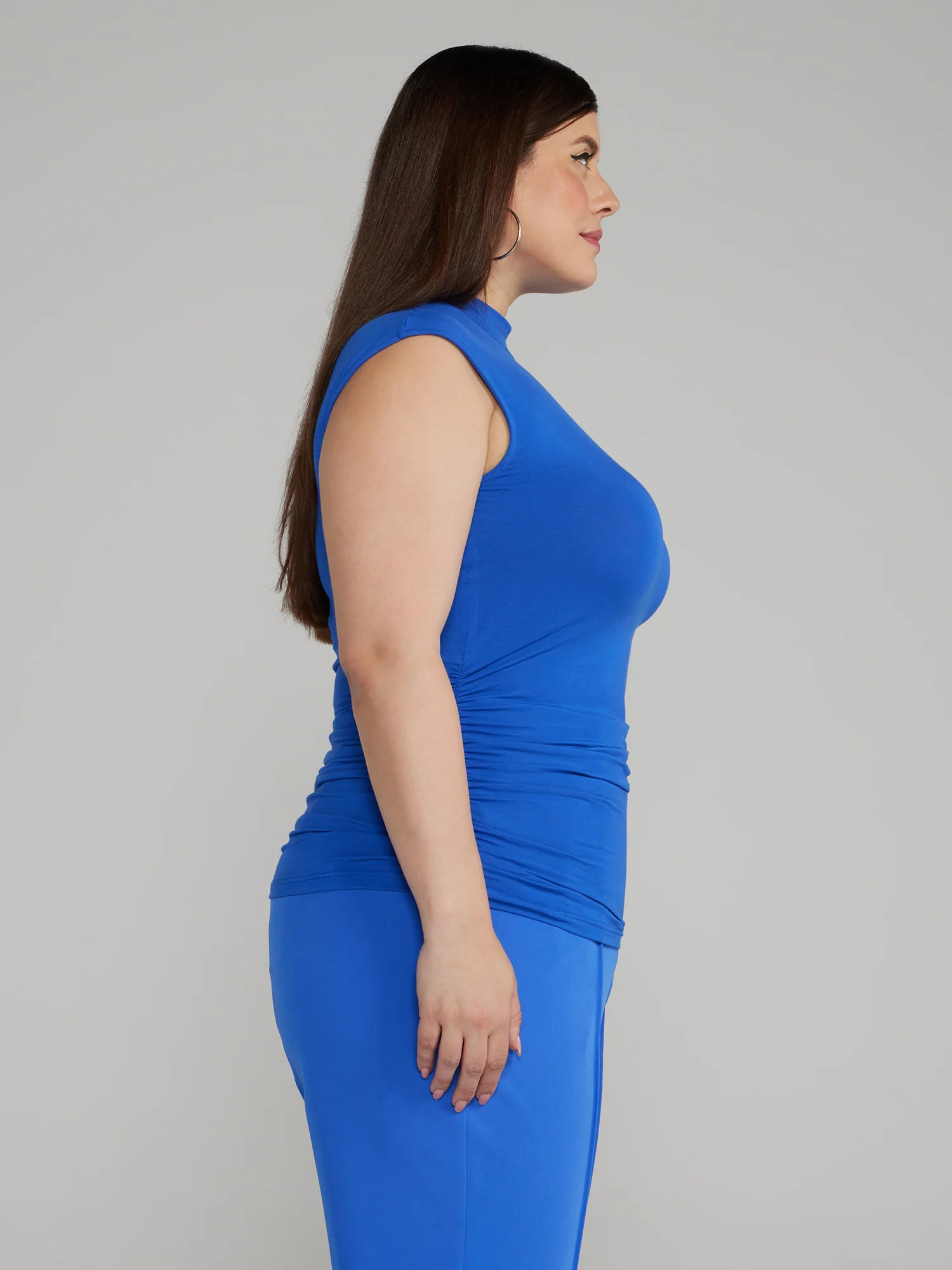 Mockneck Ruched Top - Image 7