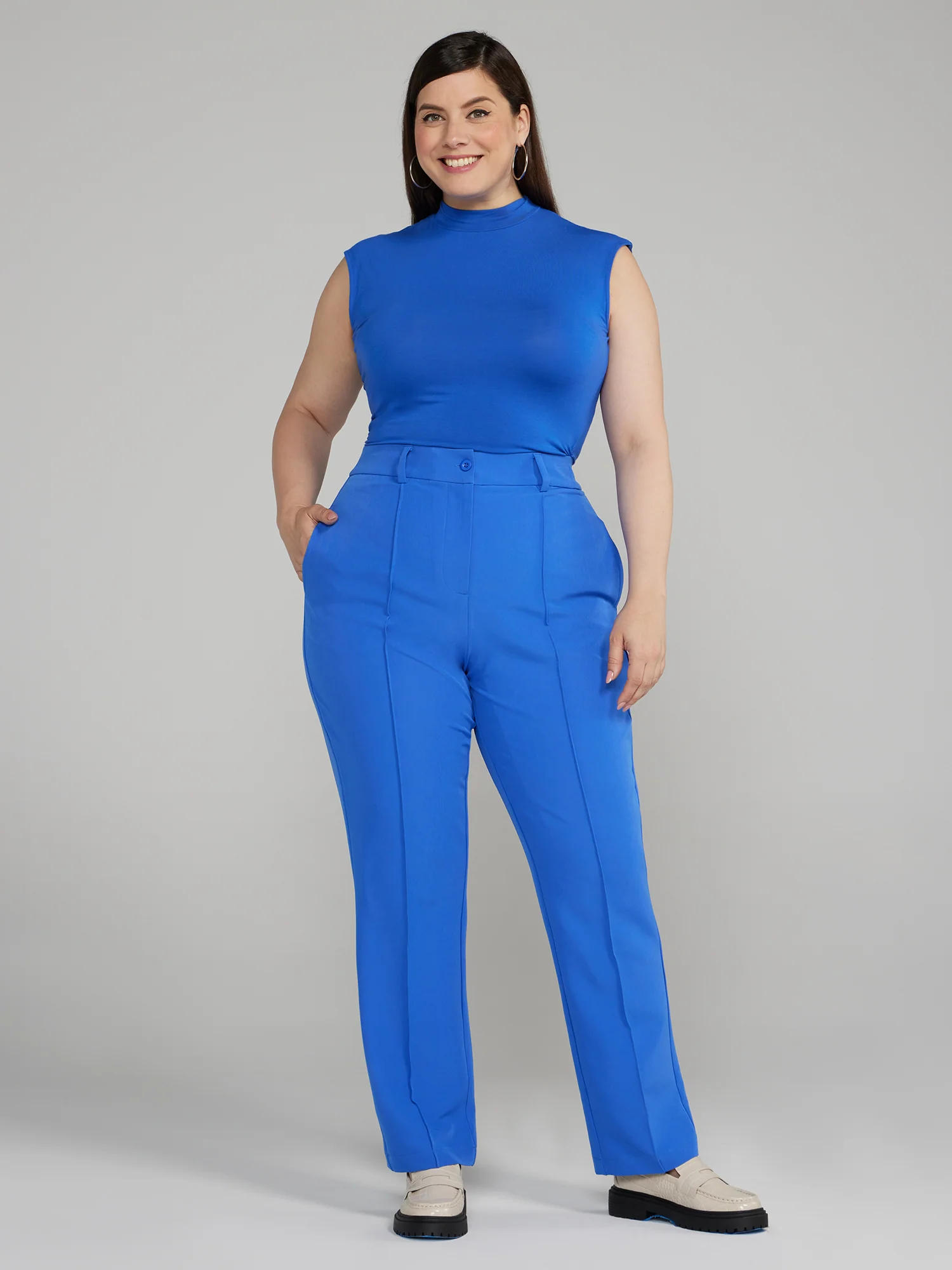 Mockneck Ruched Top - Image 9