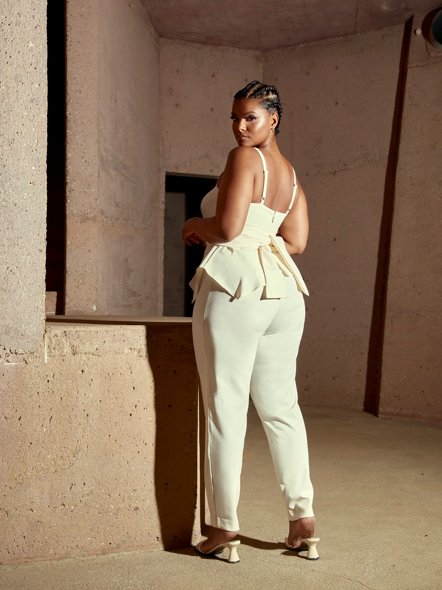 Molly Bow Wrap Jumpsuit - Image 5