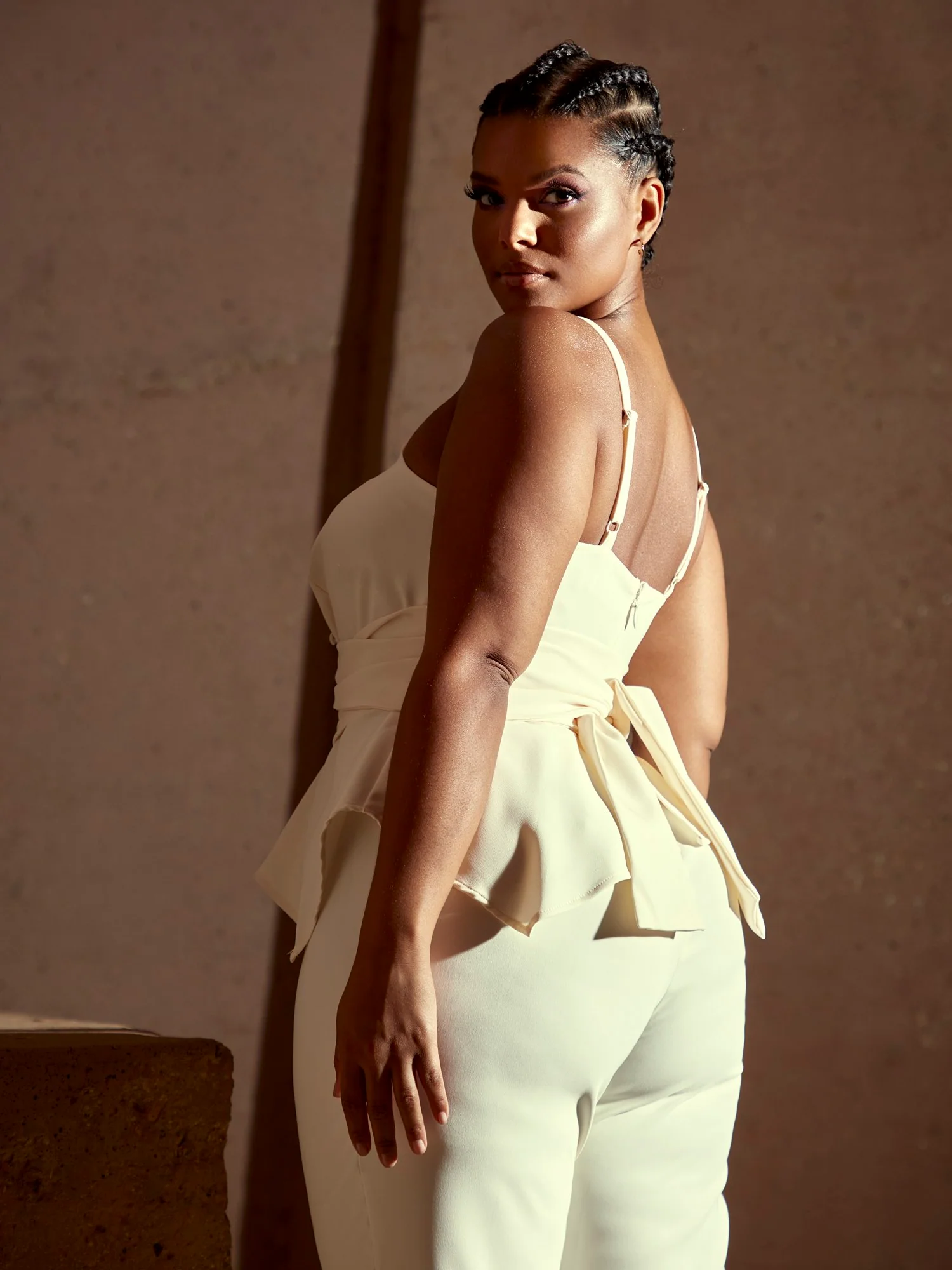 Molly Bow Wrap Jumpsuit - Image 6