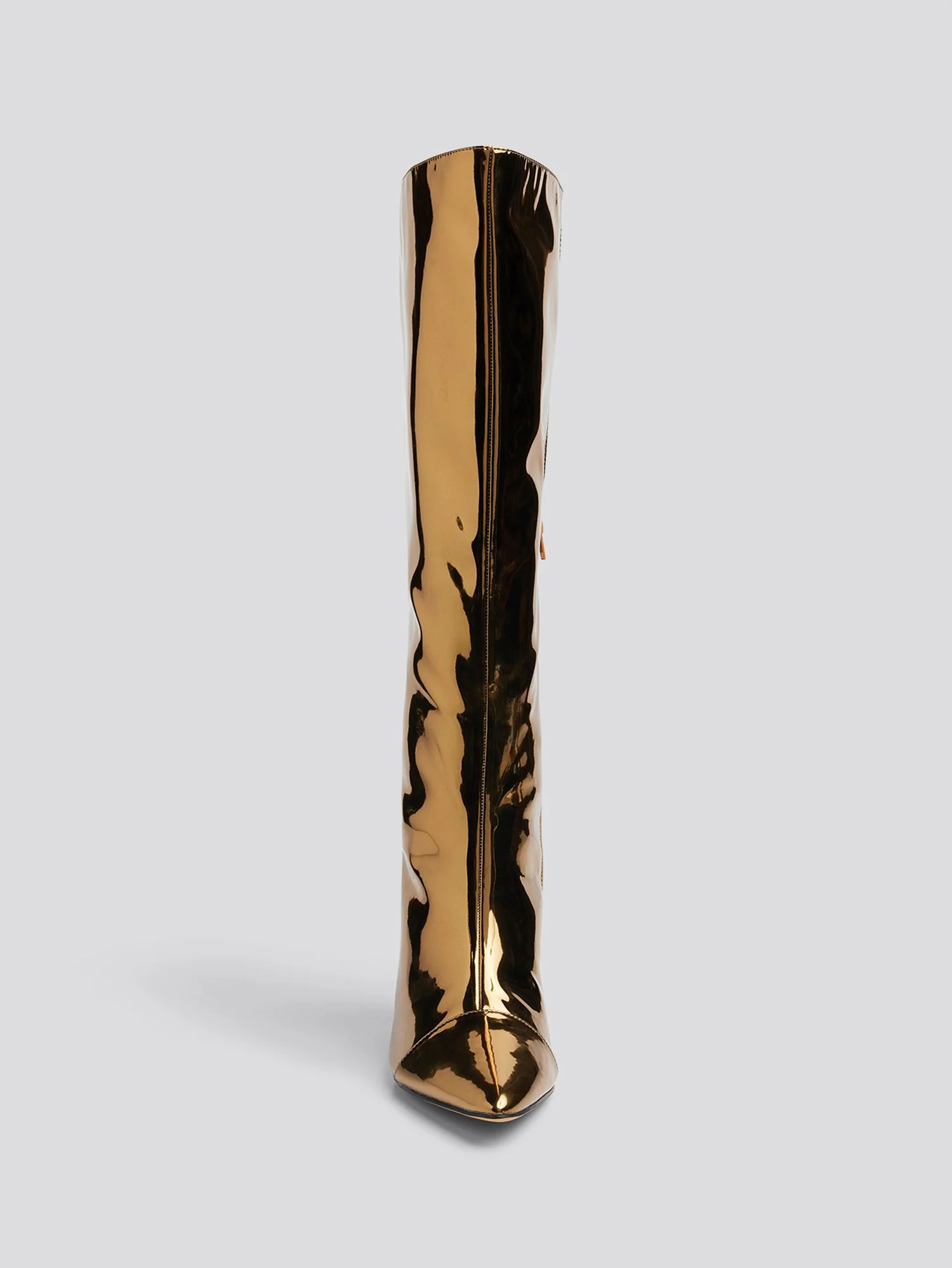 Mona Metallic Wide Calf Knee High Boots - Image 4