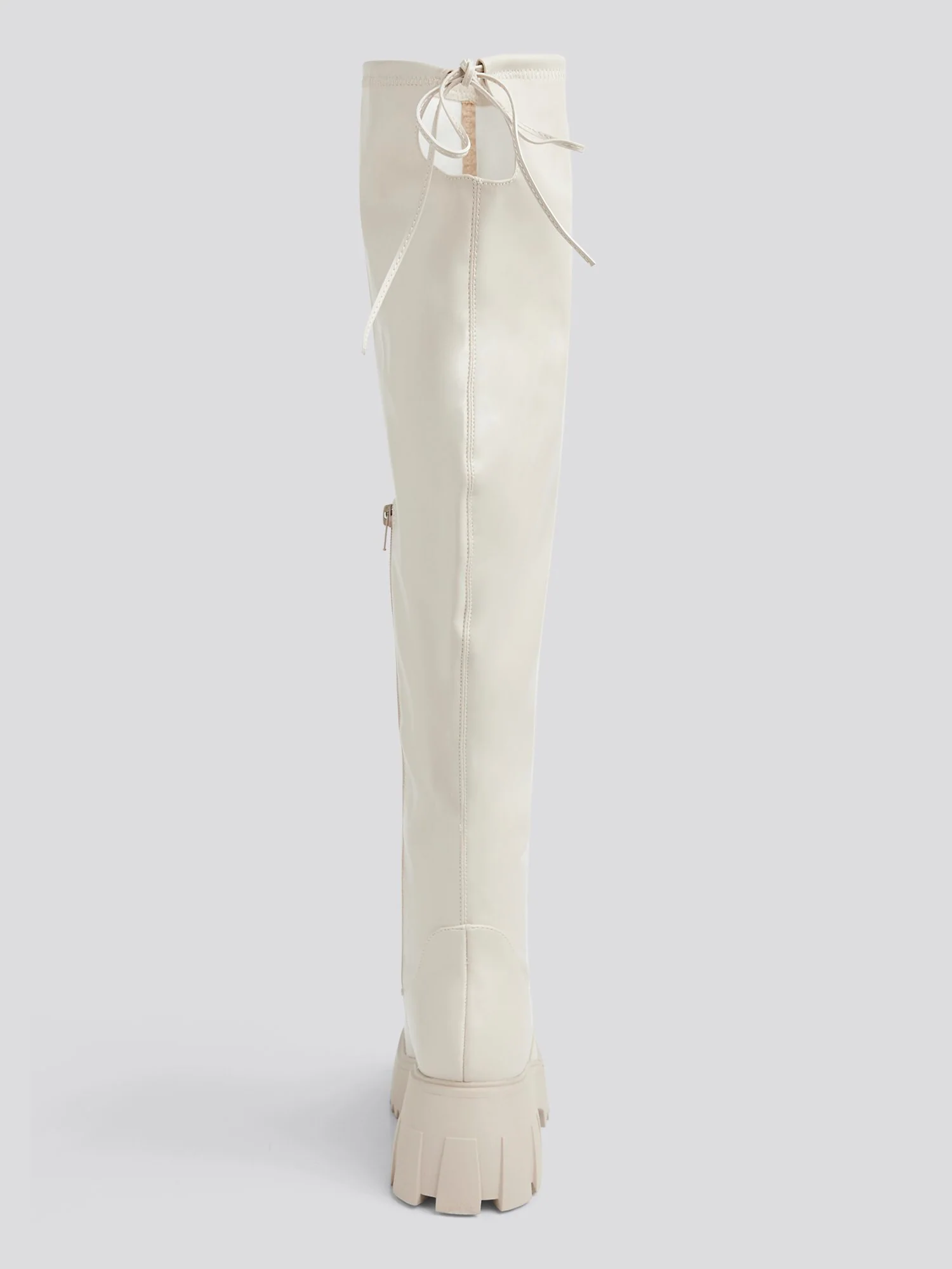 Nadine Wide Calf Over-The-Knee Lug Sole Boots - Image 13