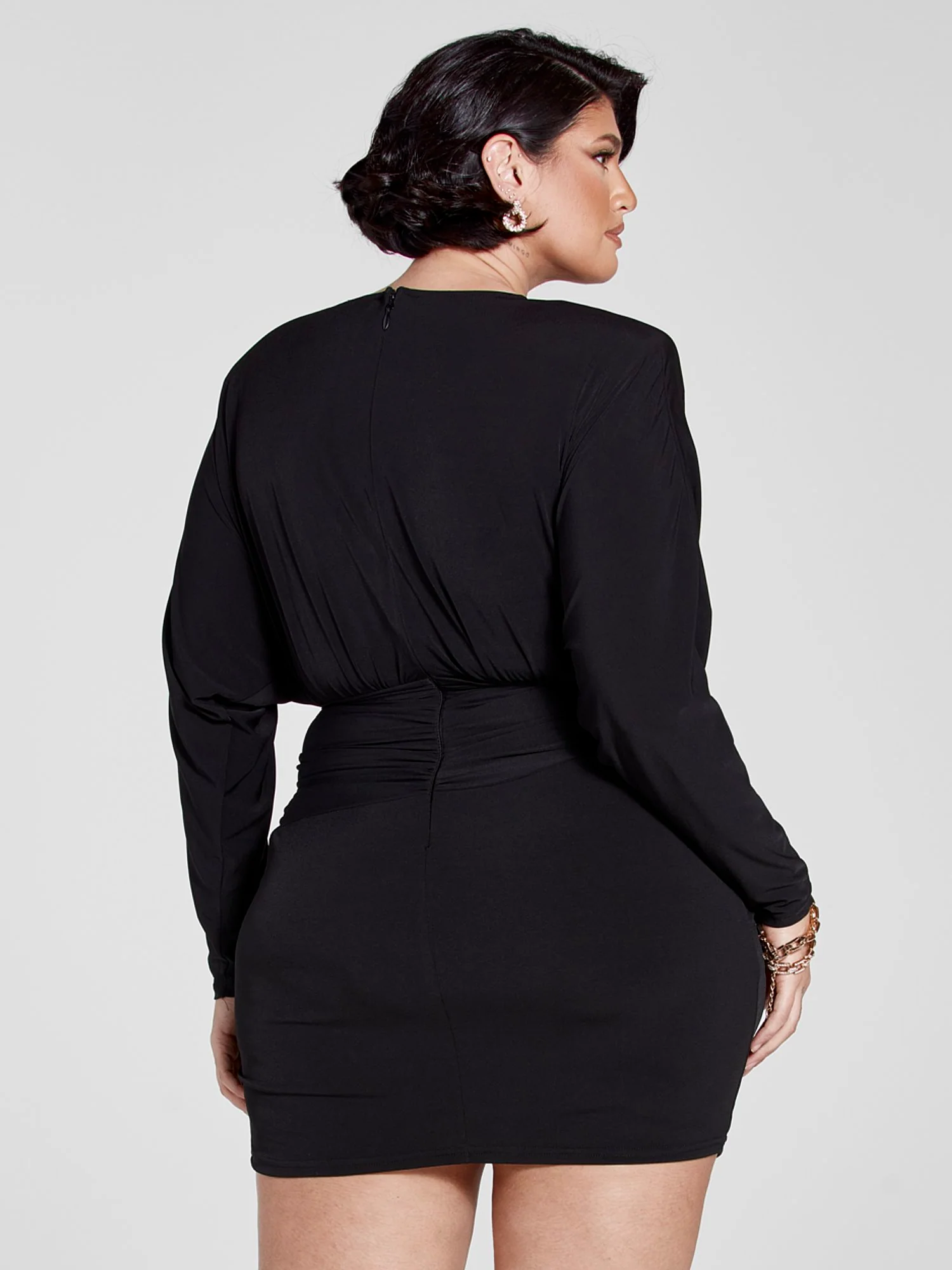 Nahla Side Gathered Draped Dress