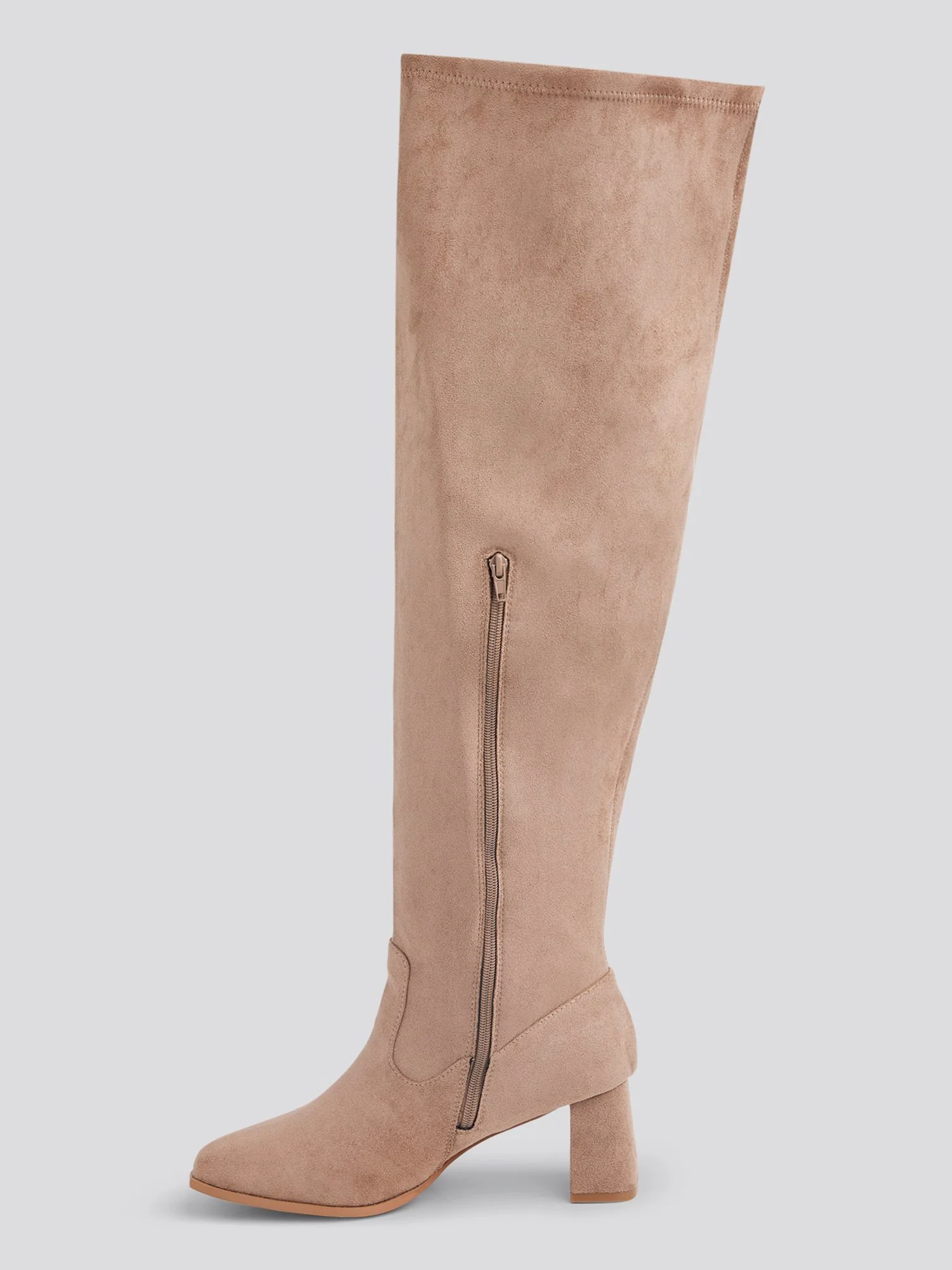 Natalia Over-The-Knee Wide Calf Suede Boots - Image 12