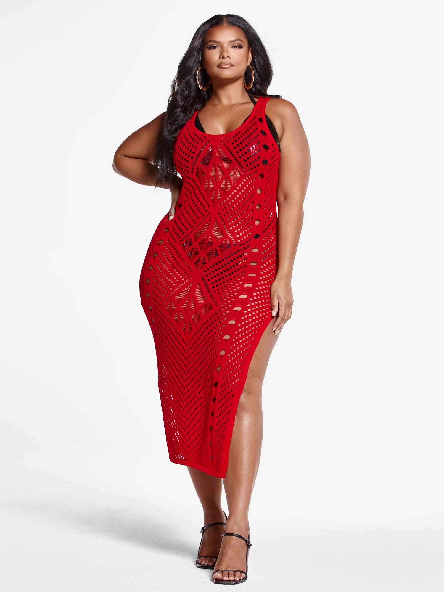 Nessa Crochet Cover-up Dress
