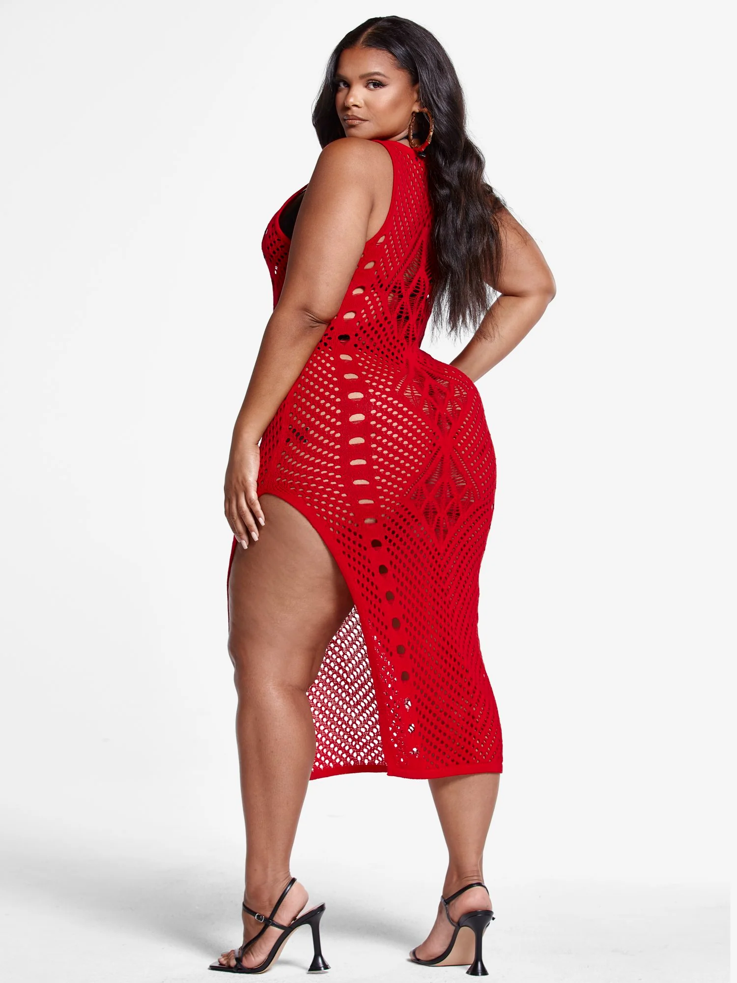 Nessa Crochet Cover-up Dress - Image 3