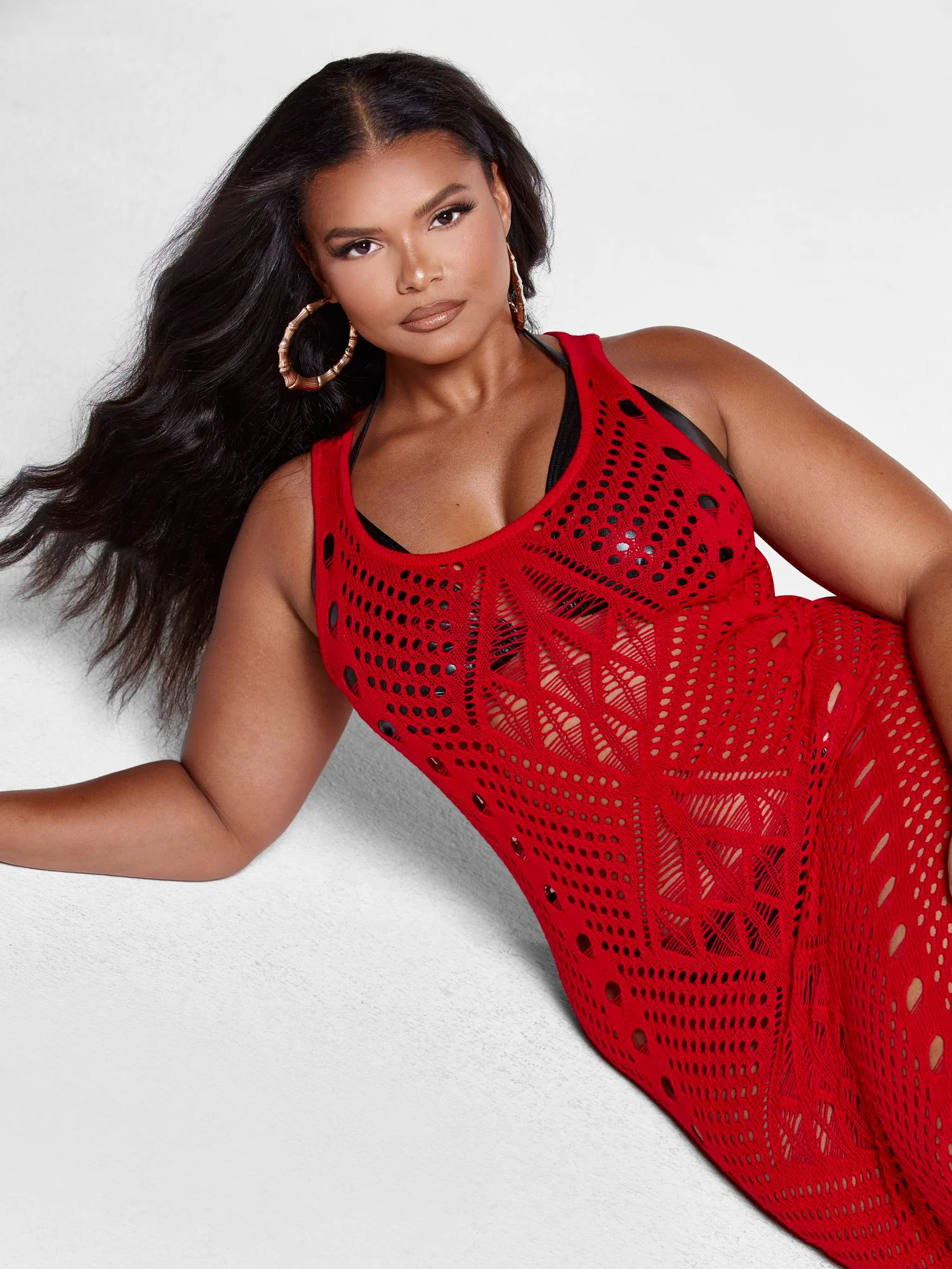 Nessa Crochet Cover-up Dress - Image 4