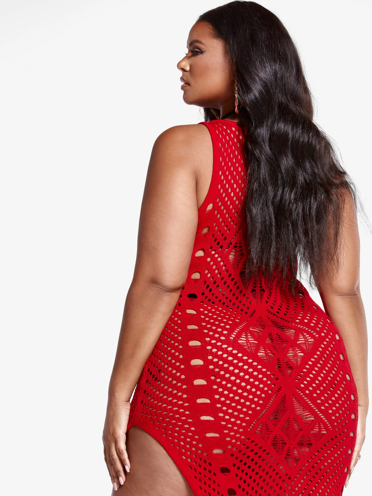 Nessa Crochet Cover-up Dress - Image 5