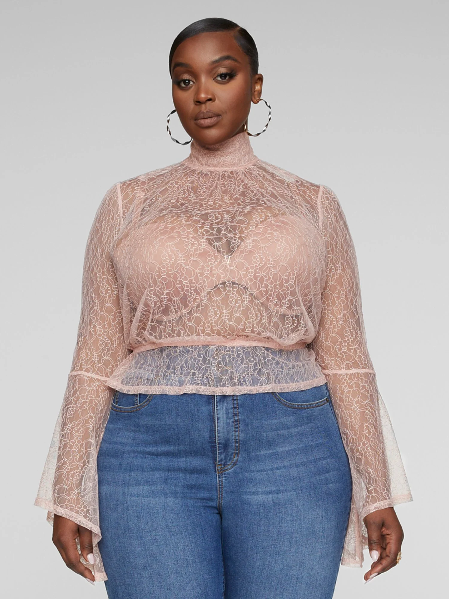 Nicola Bell Sleeve Lace Top