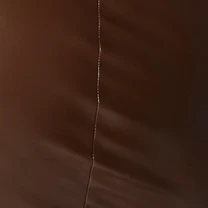 Nicole Mockneck Faux Leather Halter Dress - Image 3