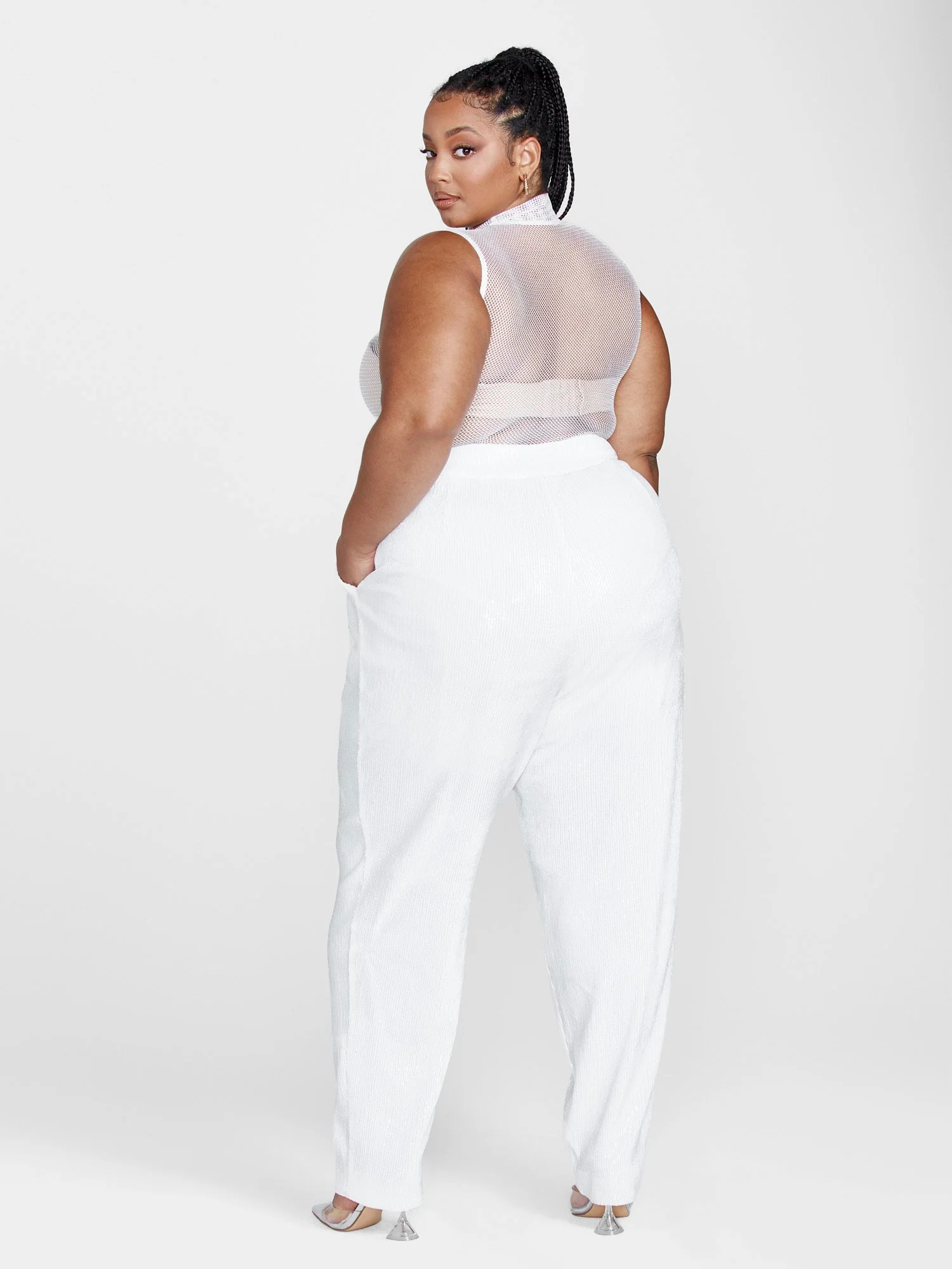 No DMs Pls Sequin Suit Pants - Patrick Starrr x FTF - Image 3