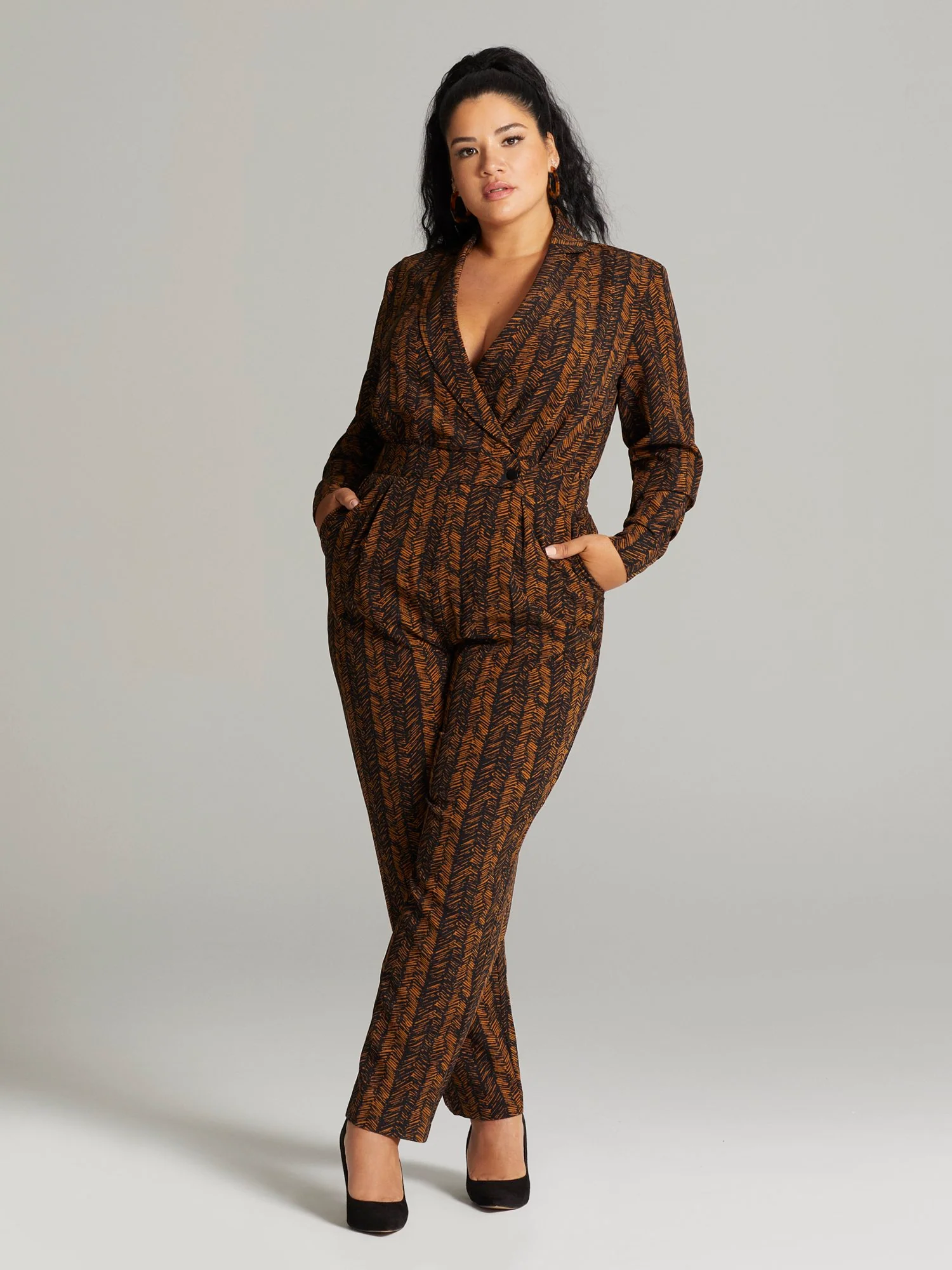 Nouria Belted Tailored Jumpsuit - Image 2
