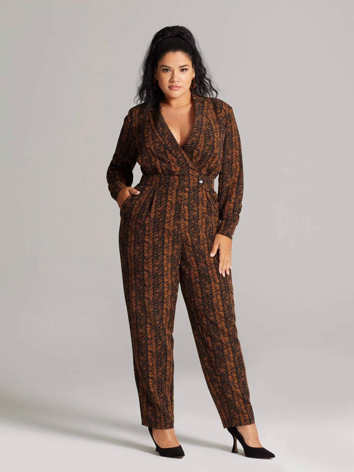 Nouria Belted Tailored Jumpsuit - Image 5
