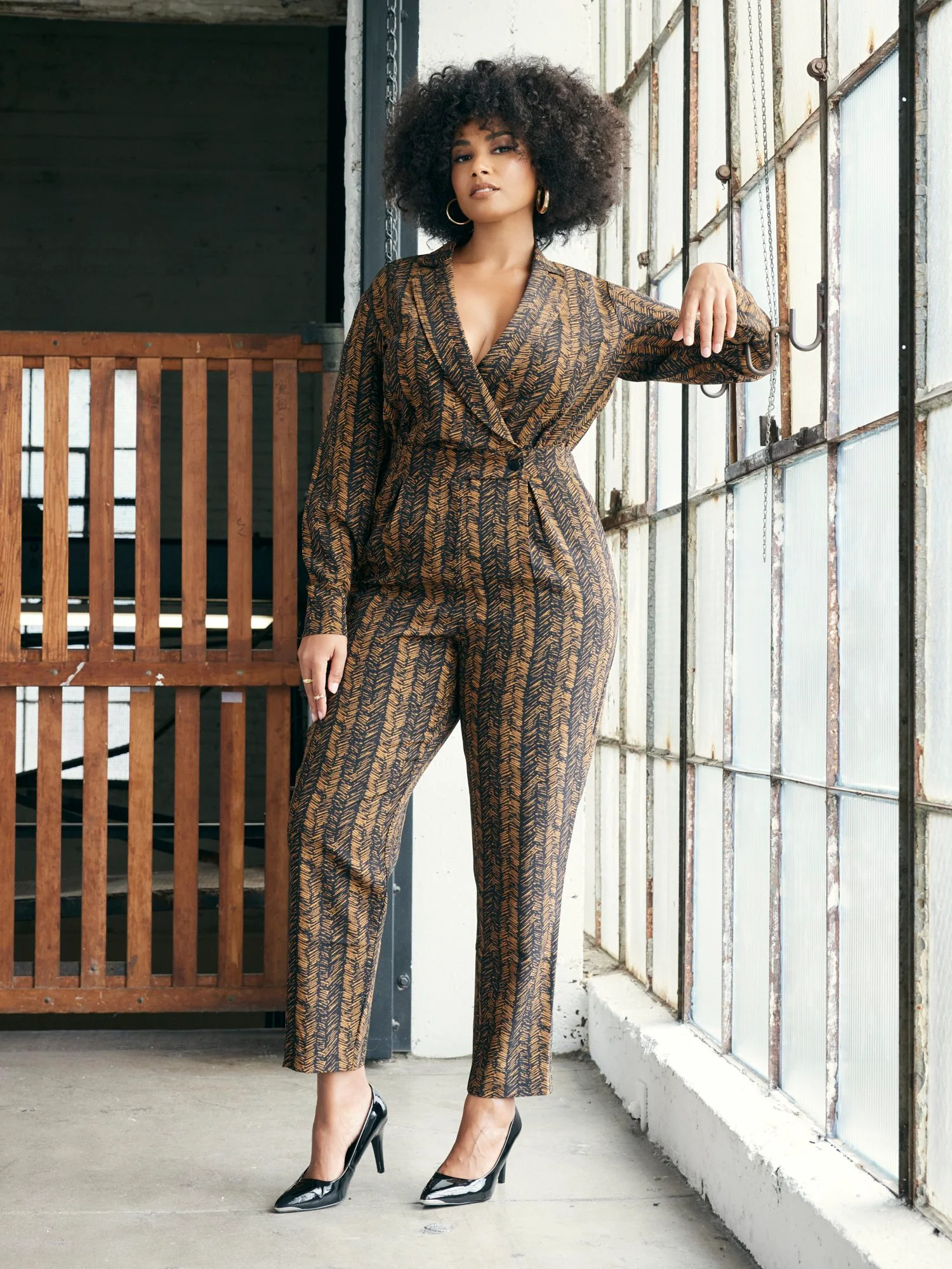 Nouria Belted Tailored Jumpsuit - Image 6